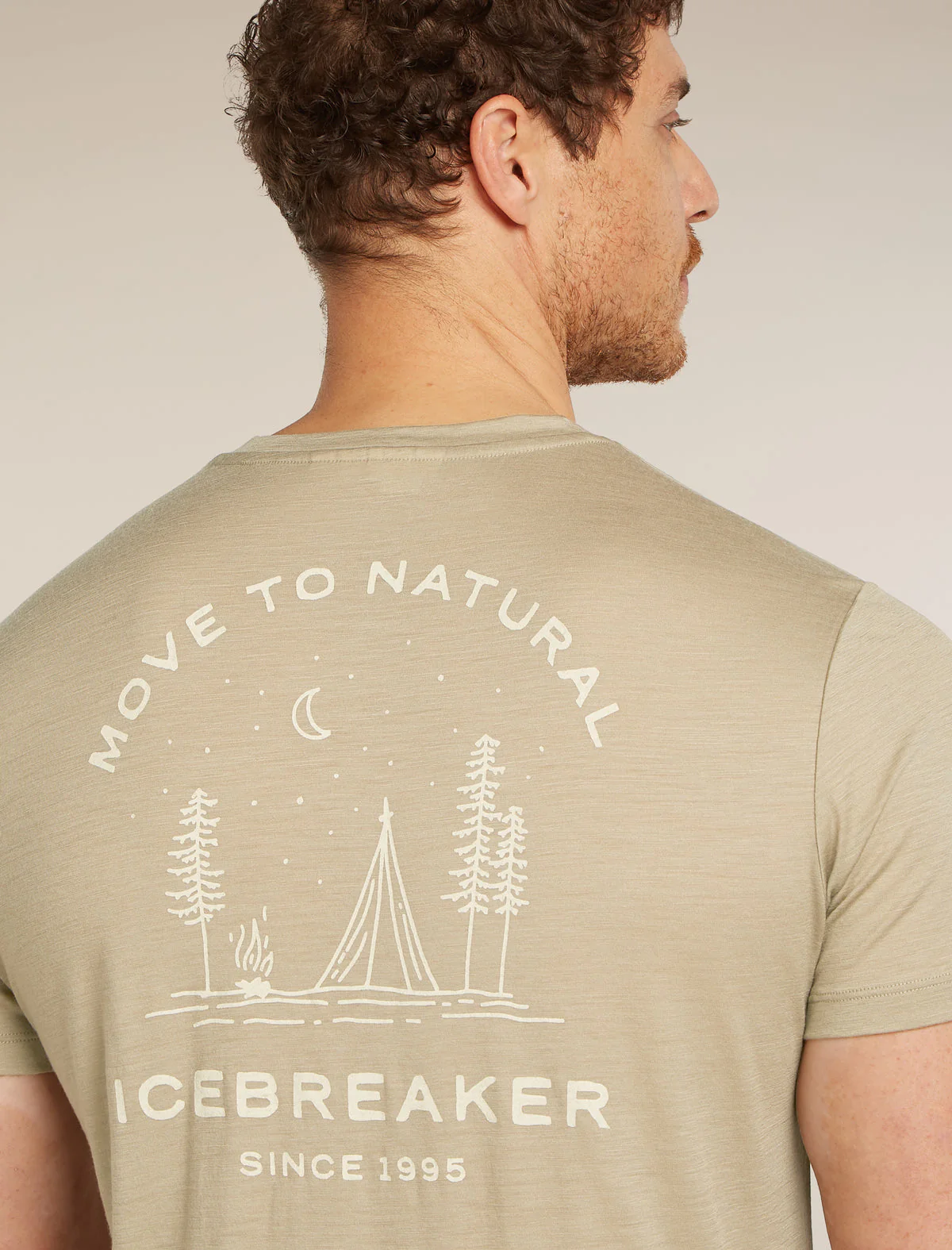 ICEBREAKER 150 TECH LITE PEACEFUL PASS UOMO T-SHIRT LEGGERA 100% LANA MERINO - Image 5
