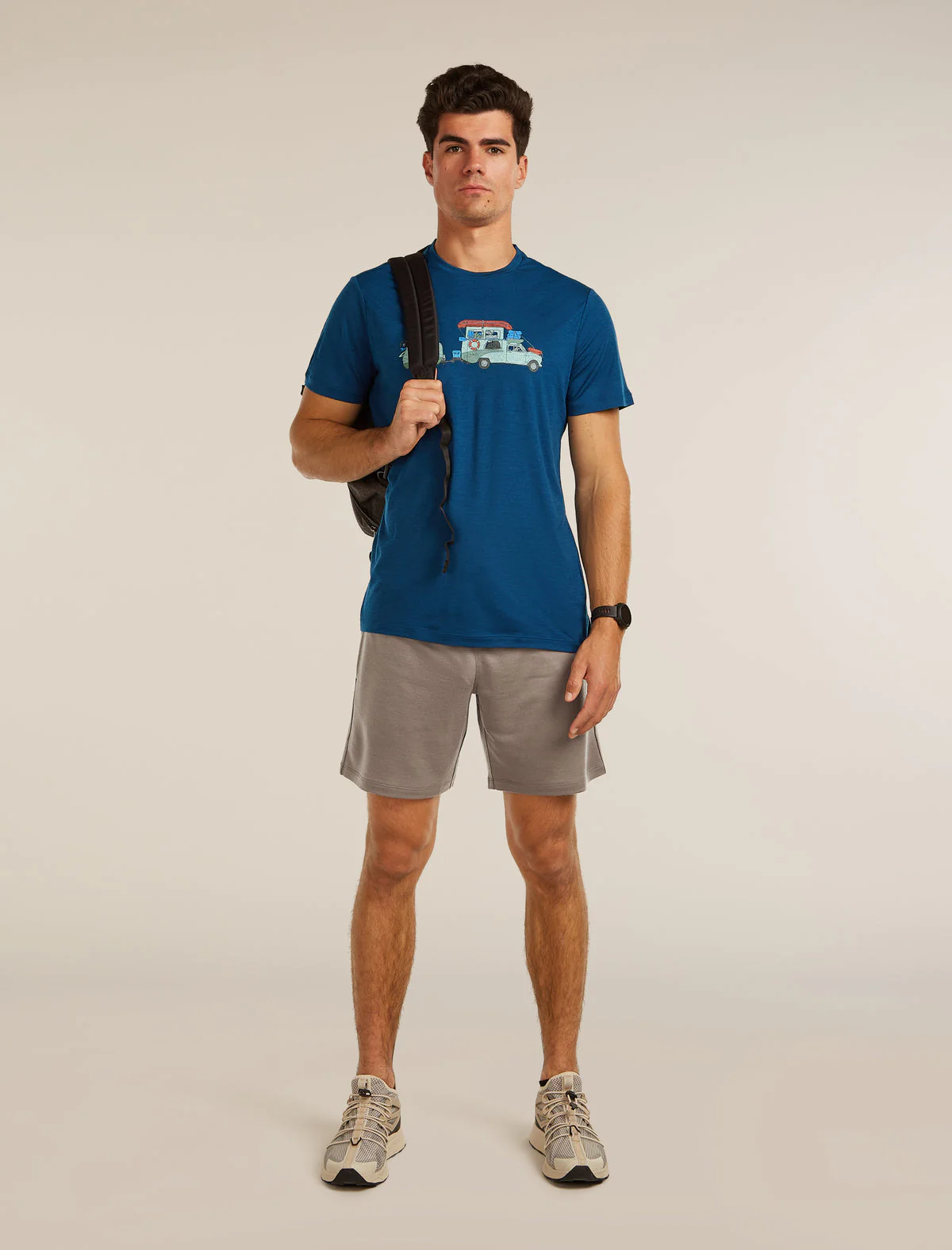 ICEBREAKER 150 TECH LITE TRANSPORTAGE UOMO T-SHIRT LEGGERA 100% LANA MERINO - Image 5