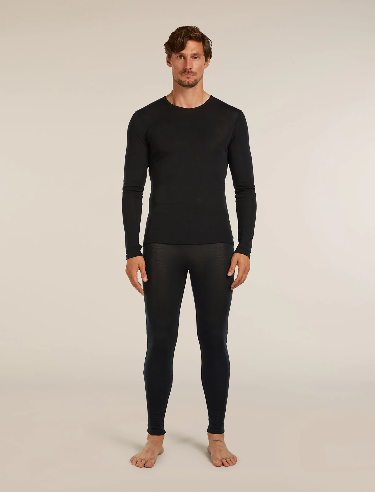 ICEBREAKER EVERYDAY LEGGINS UOMO PANTALONE INTIMO TERMICO IN 100% LANA MERINO - Image 4