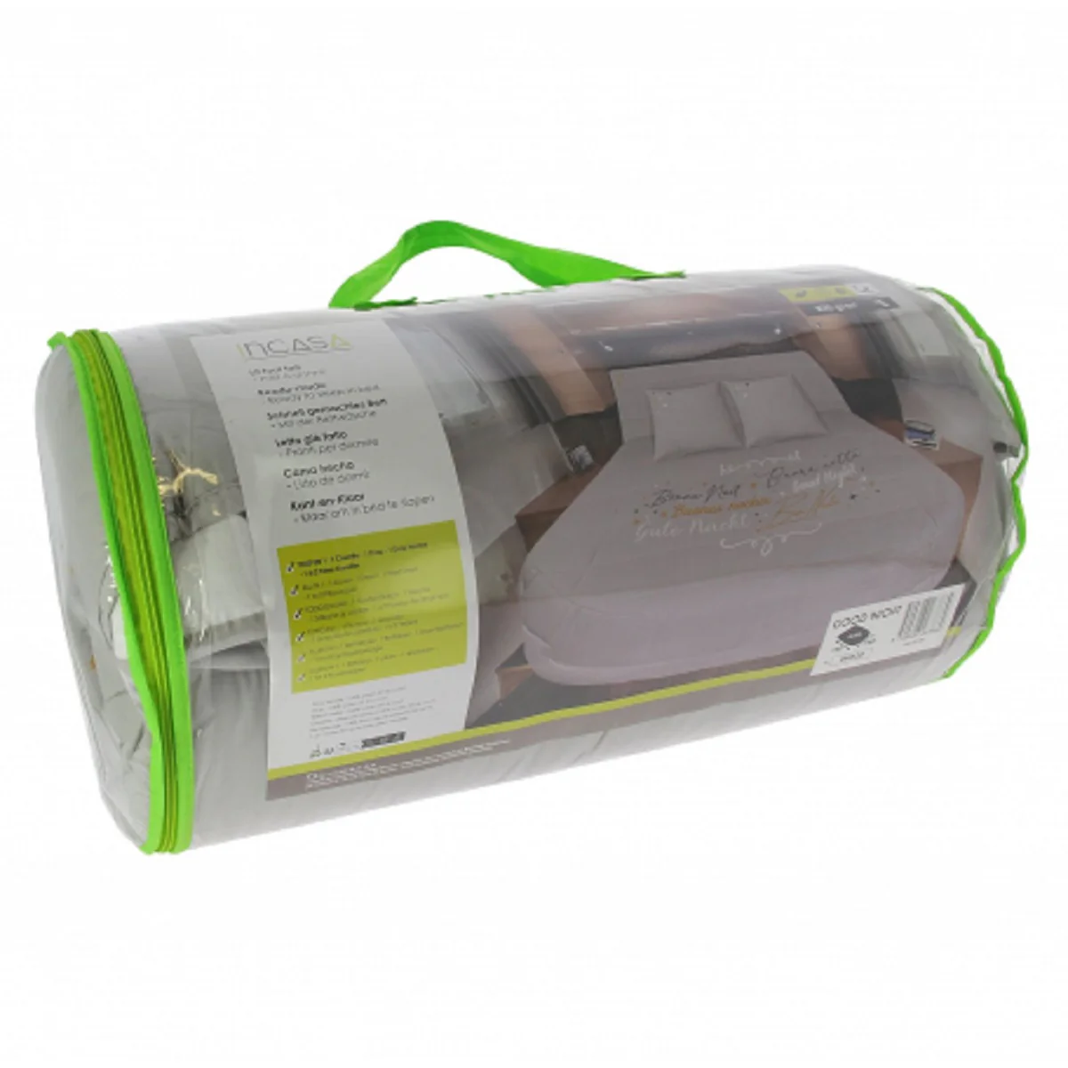 INCASA GOOD NIGHT SET PRONTO LETTO IN 100% COTONE - DISPONIBILE IN 2 MISURE - Image 2
