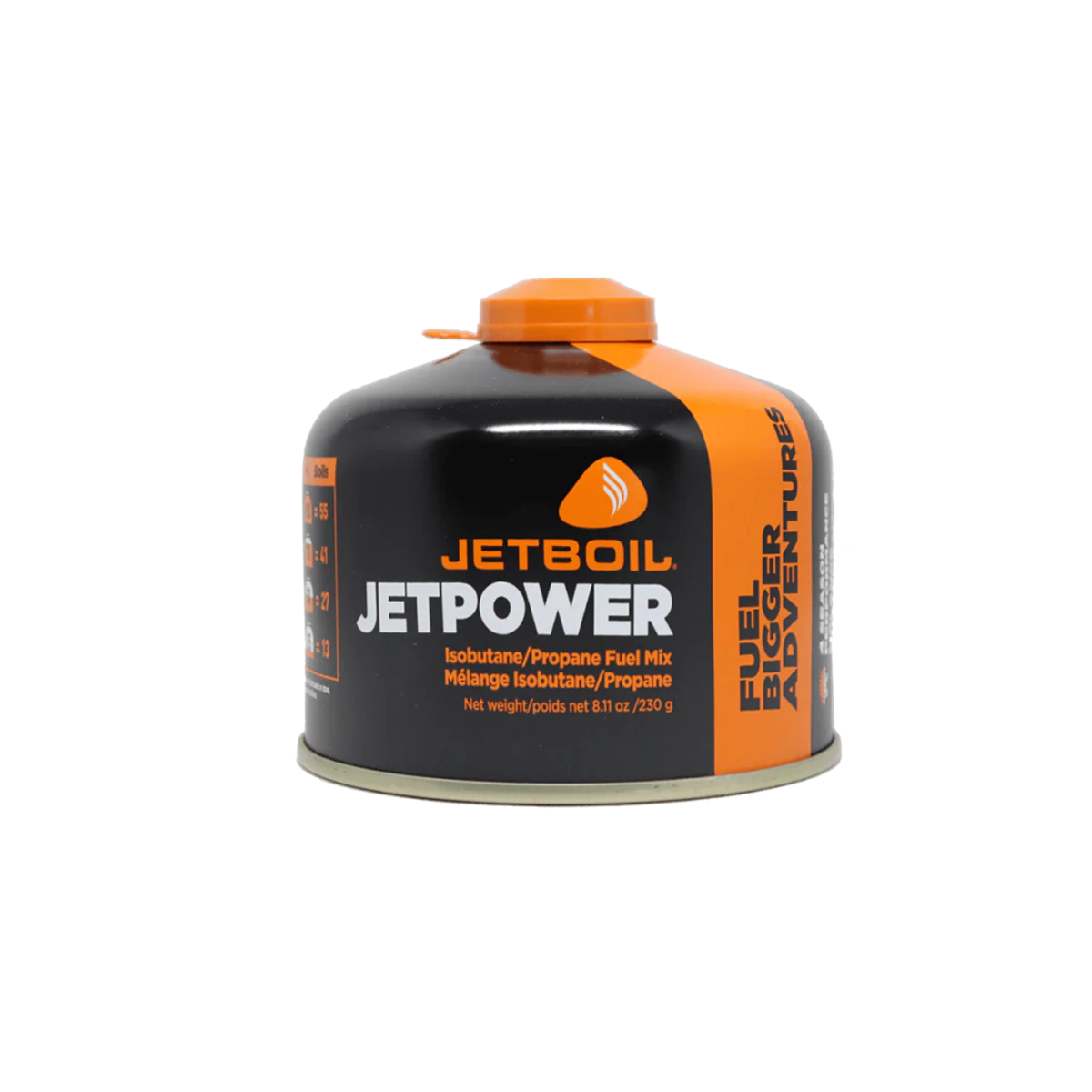 JETBOIL JETPOWER CARTUCCIA GAS 73% isobutano, 25% propano, 2% butano - Disponibile in 3 formati - Image 2