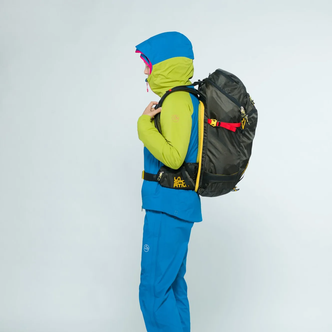 LA SPORTIVA MOONLITE BACKPACK BLACK/YELLOW - ZAINO DA SCIALPINISMO 30 LITRI - Image 4