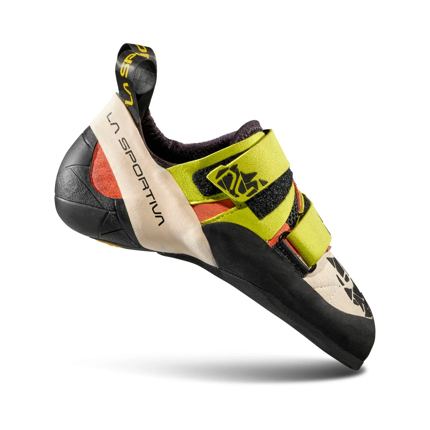 LA SPORTIVA OTAKI WOMAN SCARPETTA DA ARRAMPICATA ADATTA PER FALESIA BULDER E VIE - SULPHUR/CORAL