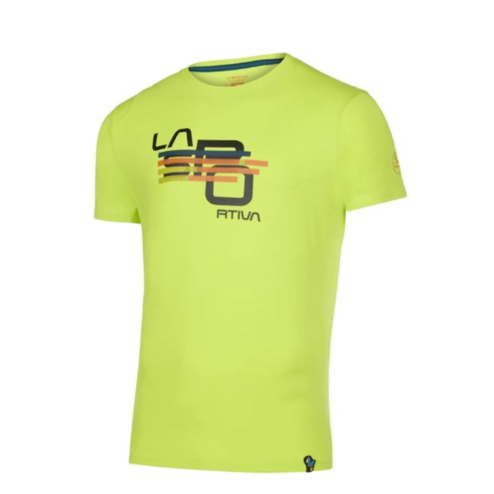 LA SPORTIVA STRIPE CUBE COMODA T-SHIRT UOMO IN COTONE IDEALE PER TEMPO LIBERO E ARRAMPICATA - PROMO -30%! - DISPONIBILE IN 3 COLORI - Image 3