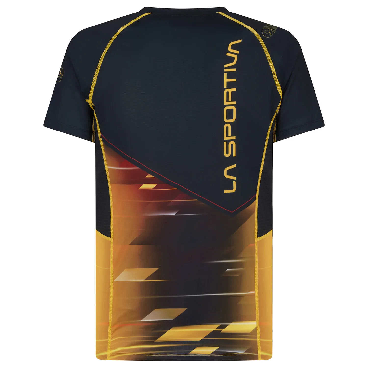 LA SPORTIVA WAVE T-SHIRT MAN Colore Black/Yellow - Image 4
