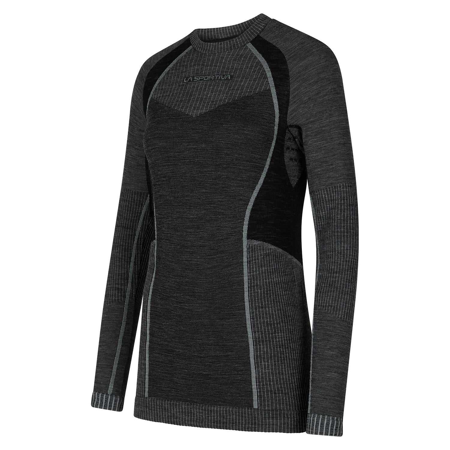 LA SPORTIVA WOOL70 TECH LONGSLEEVE W MAGLIA INTIMA DONNA 1° STRATO IN LANA MERINO CALDA E TRASPIRANTE PER ATTIVITA' INVERNALI