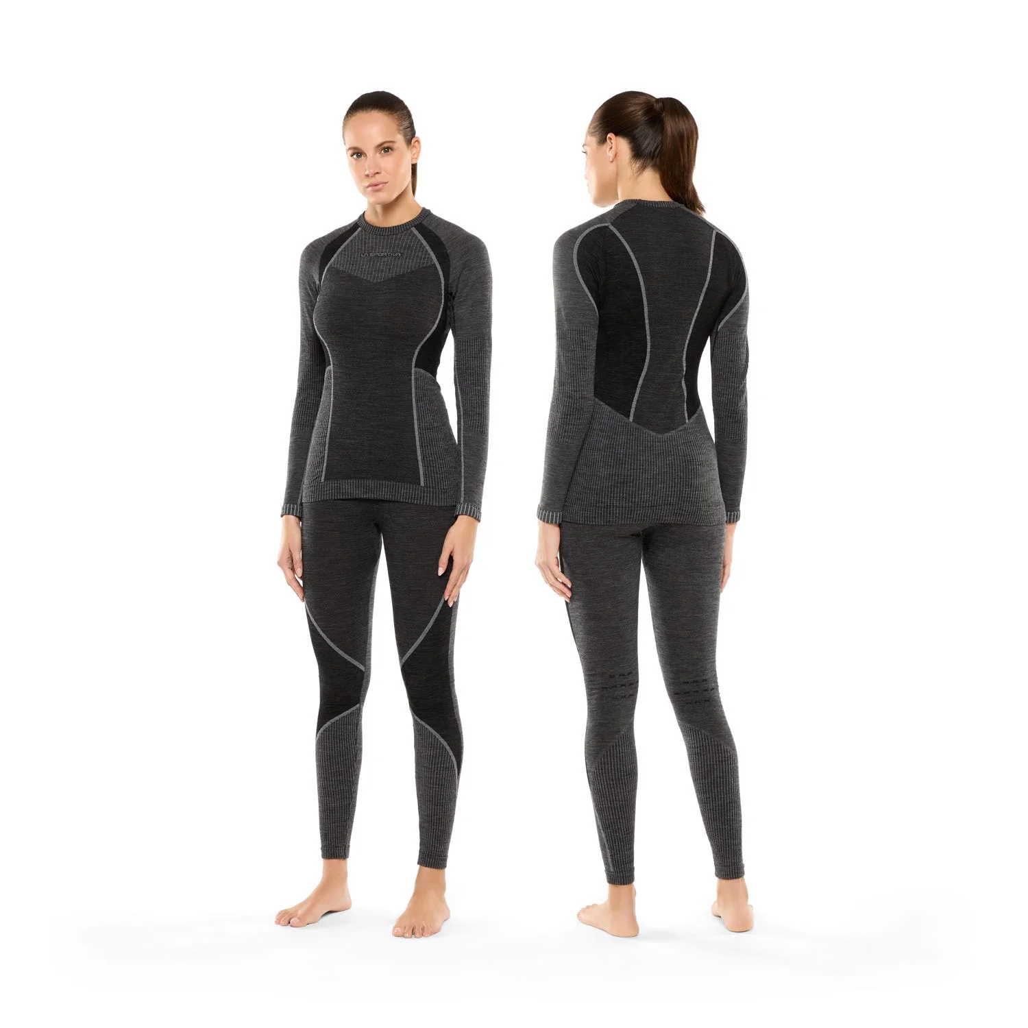 LA SPORTIVA WOOL70 TECH LONGSLEEVE W MAGLIA INTIMA DONNA 1° STRATO IN LANA MERINO CALDA E TRASPIRANTE PER ATTIVITA' INVERNALI - Image 5