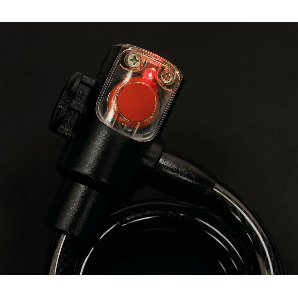 LAMPA ASPER Cavo antifurto in acciaio con luce Led - Ø 12 mm - 100 cm - Image 2
