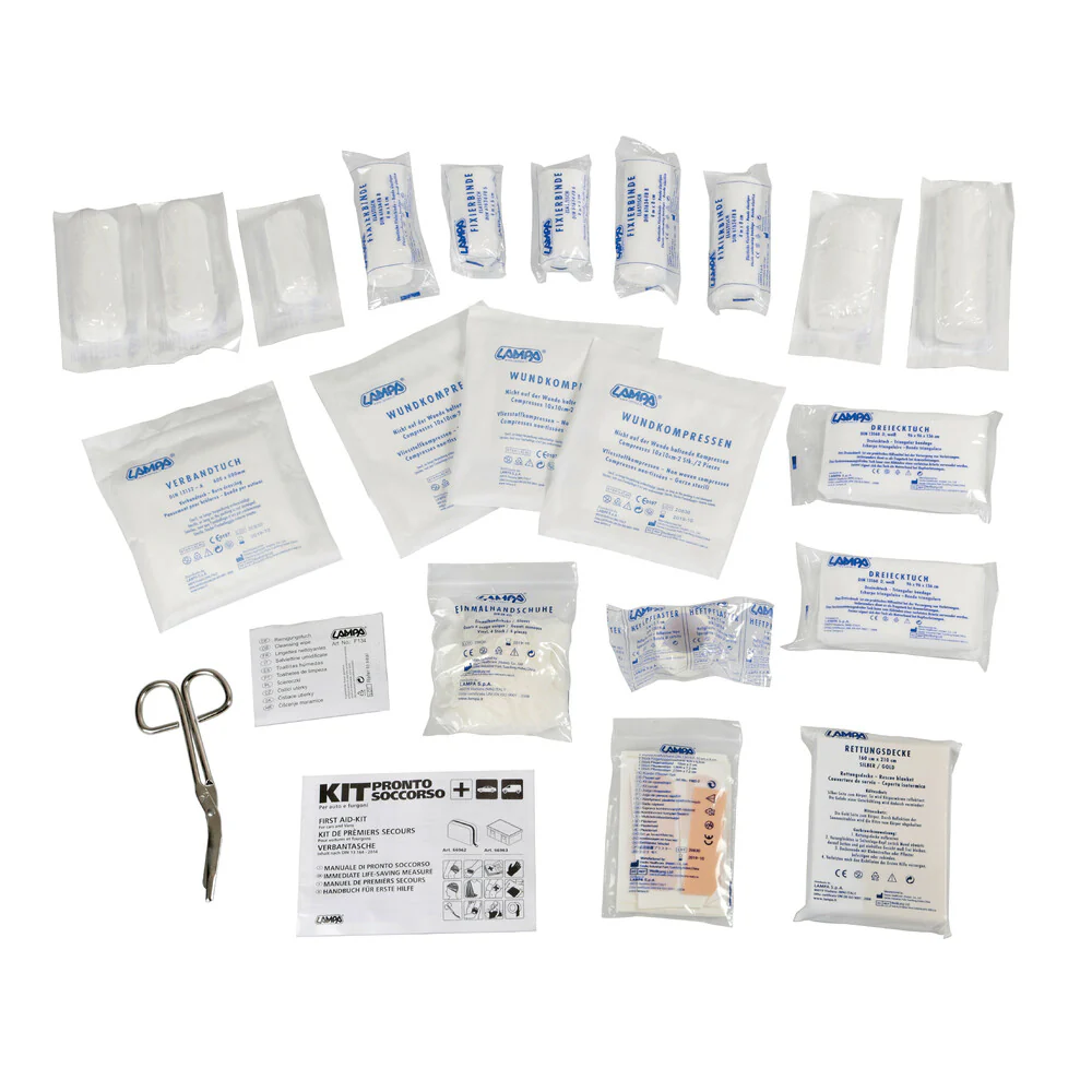 LAMPA FIRST AID KIT VALIGETTA KIT PRONTO SOCCORSO PER AUTO E FURGONI - Image 2