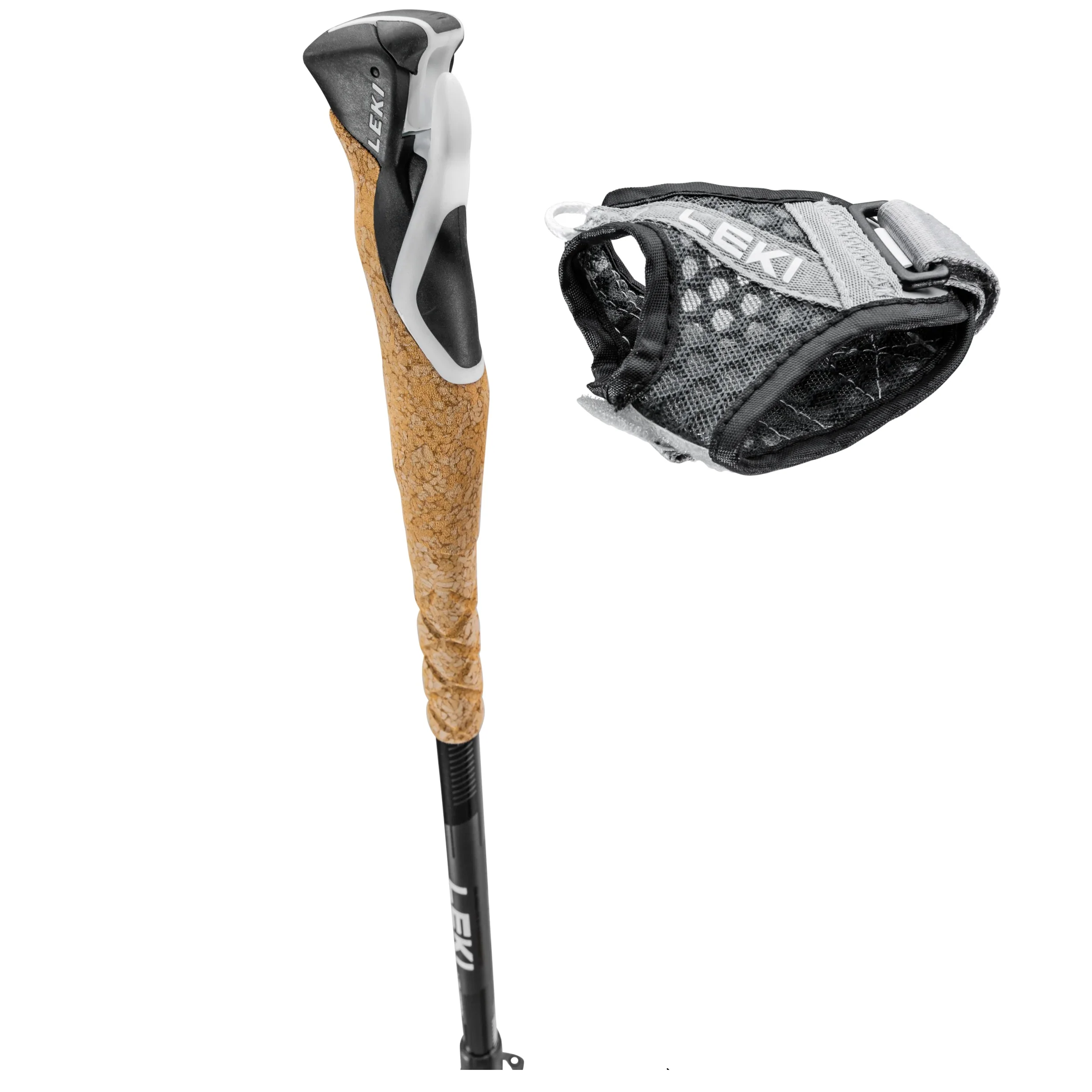 LEKI CROSS TRAIL LITE CARBON BASTONCINO DA FAST HIKING E TRAIL RUNNING LEGGERO E VERSATILE - Image 4
