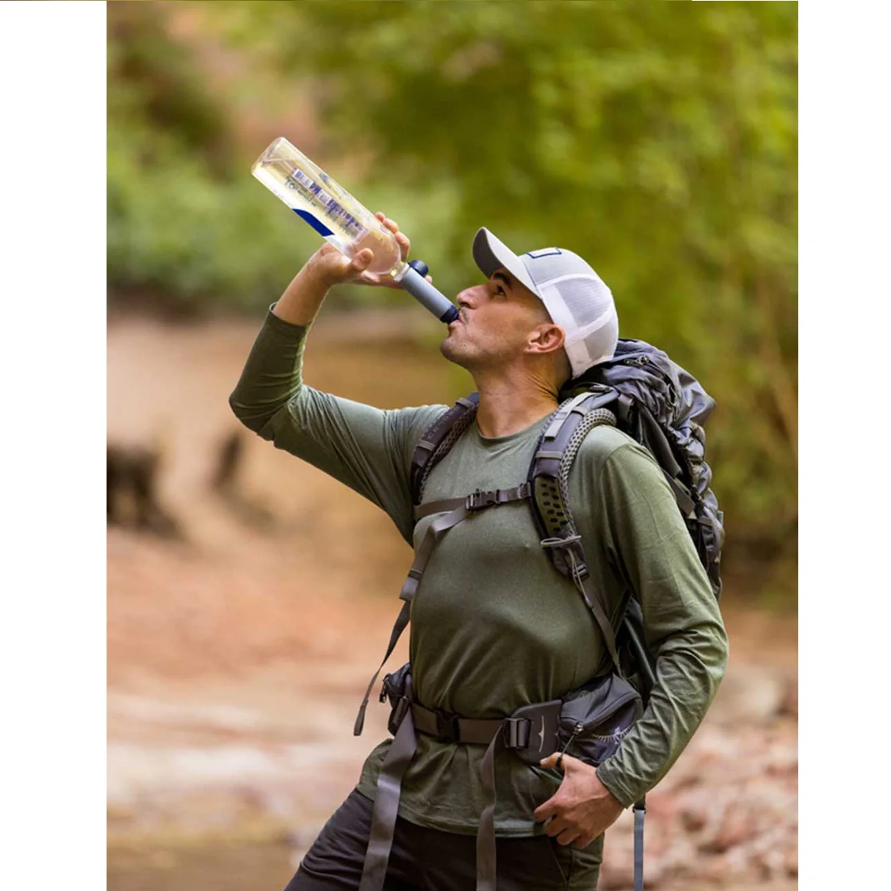 LIFESTRAW SOLO WATER FILTER DISPOSITIVO DI FILTRAGGIO DELL'ACQUA PER BOTTIGLIE - Image 2