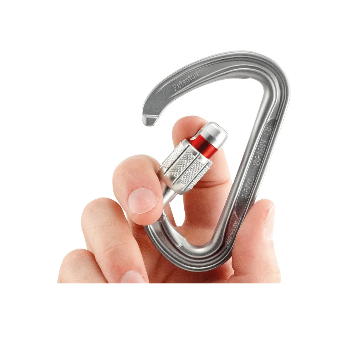 PETZL SPIRIT SCREW-LOCK Moschettone con ghiera di bloccaggio a vite, compatto e ultraleggero - Image 3