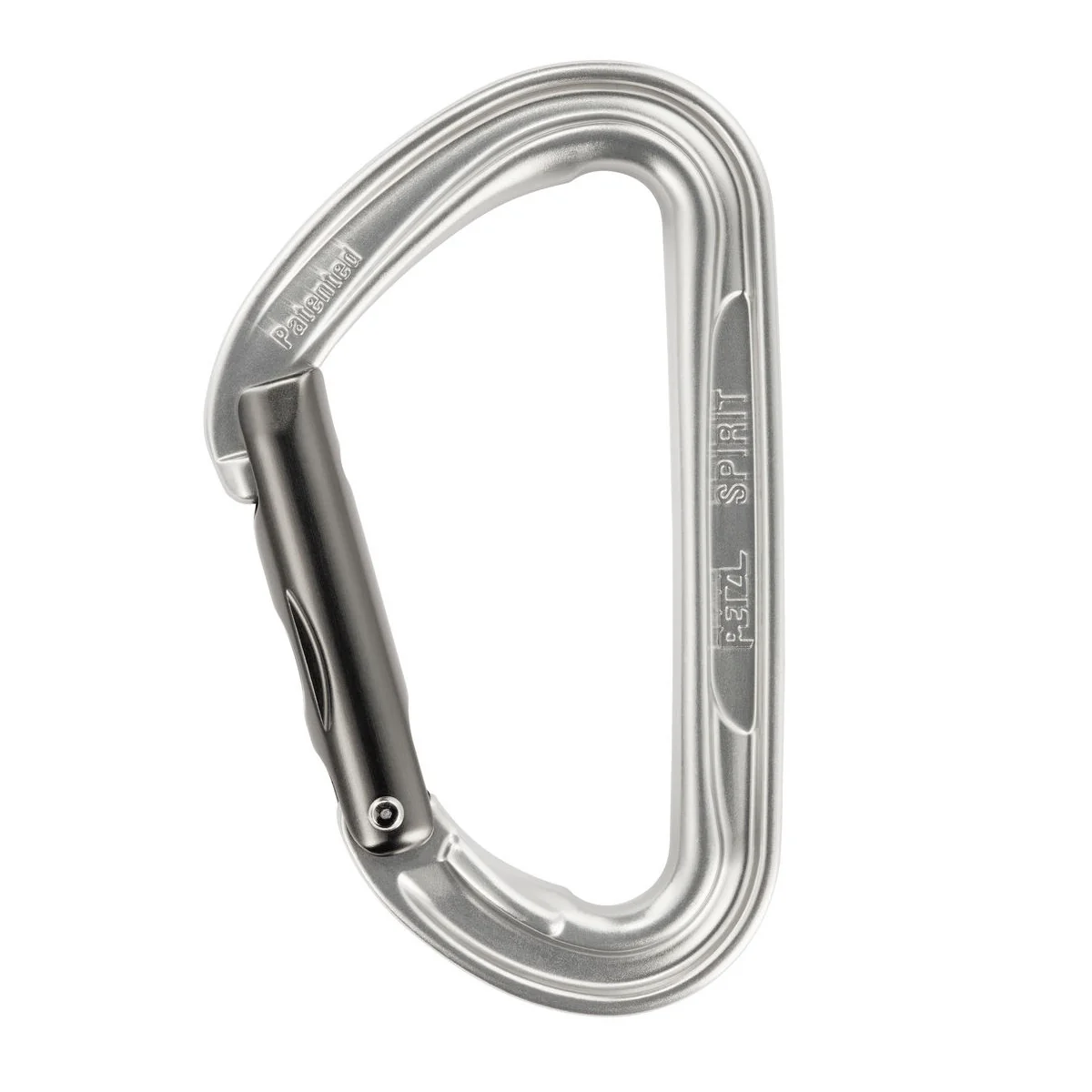 PETZL SPIRIT CARABINER STRAIGHT MOSCHETTONE A LEVA DRITTA