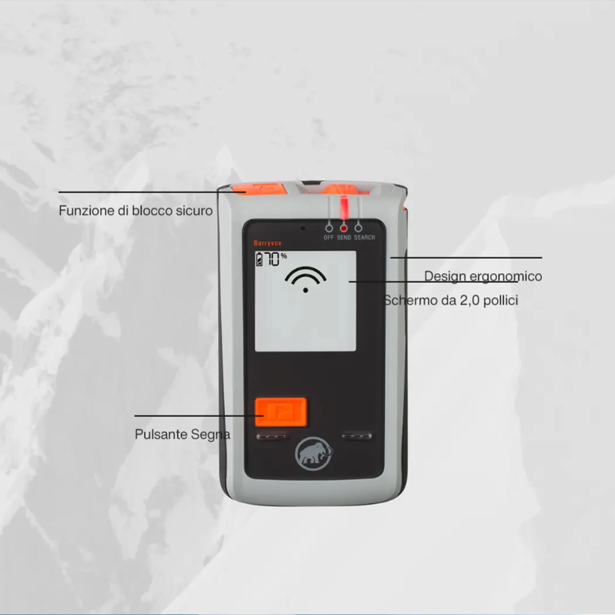 MAMMUT BARRYVOX Europe Dispositivo Artva - uno dei migliori al mondo! - Image 7