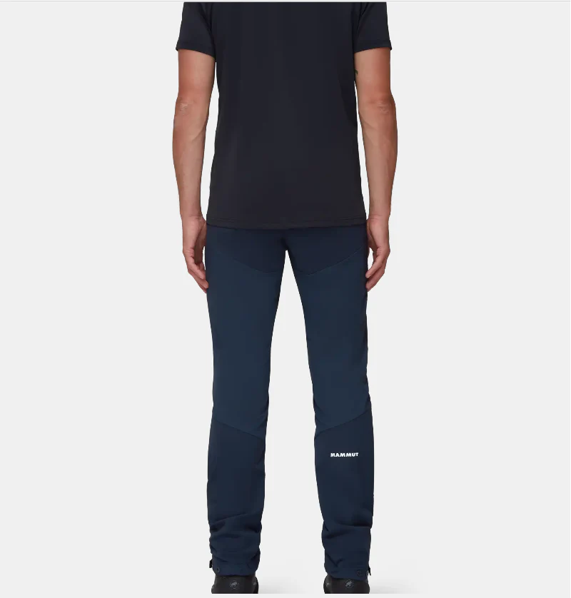 MAMMUT COURMAYEUR SO PANTS MAN PANTALONI SOFTSHEEL ANTIVENTO TRASPIRANTI (MARINE) - NUOVI ARRIVI - Image 2