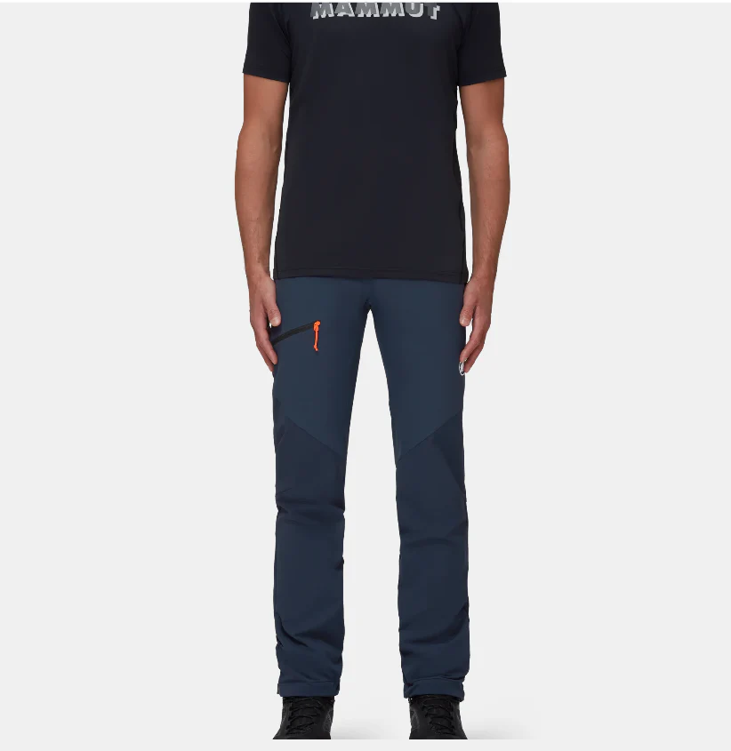 MAMMUT COURMAYEUR SO PANTS MAN PANTALONI SOFTSHEEL ANTIVENTO TRASPIRANTI (MARINE) - NUOVI ARRIVI - Image 4