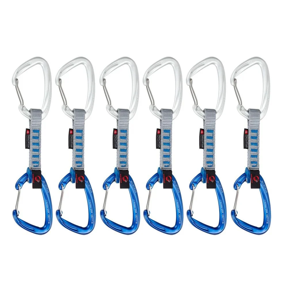 MAMMUT CRAG WIRE 10cm INDICATOR 6 PACK SET 6 RINVII DA 10cm
