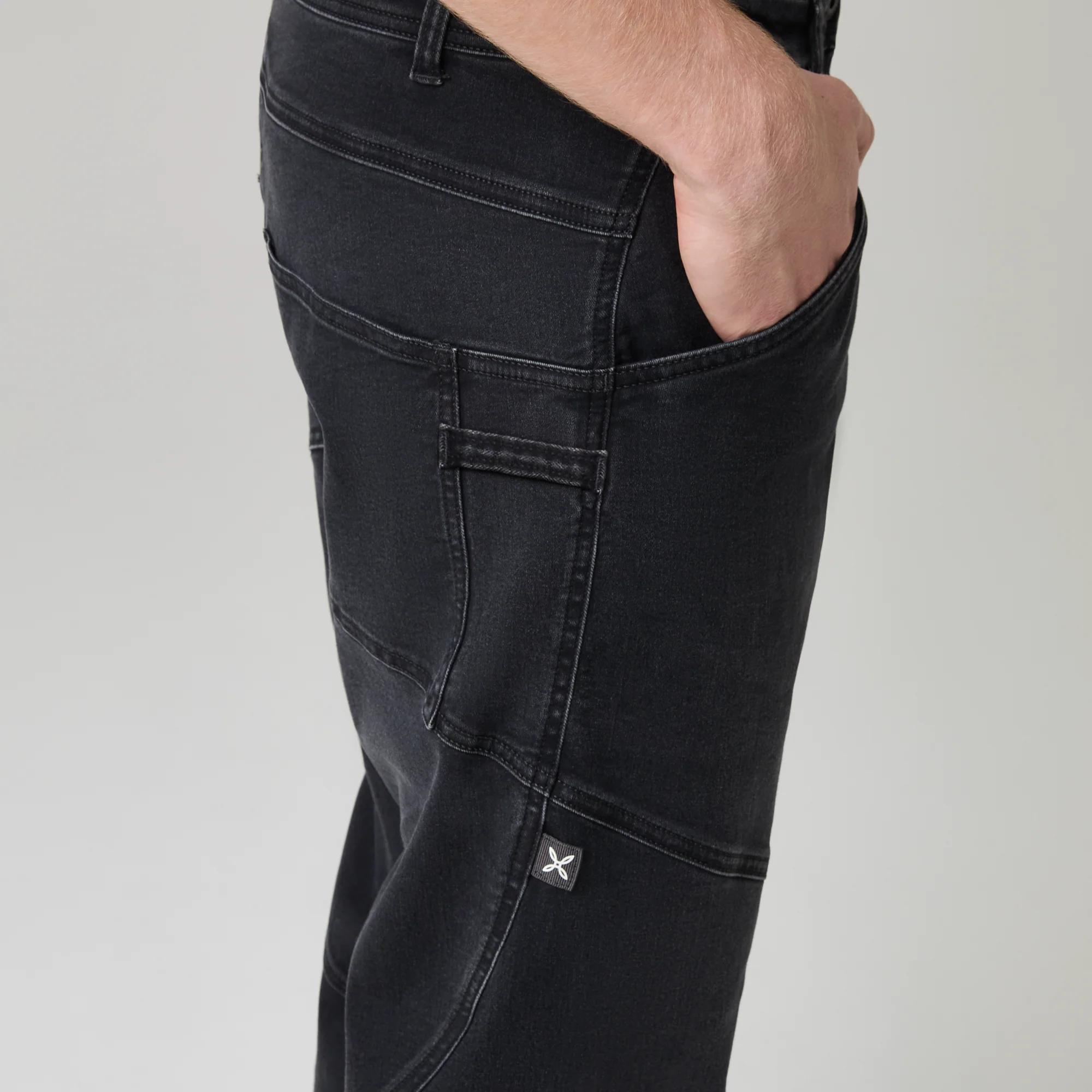 MONTURA ALLEZ BLACK DENIM PANTS UOMO - Image 8