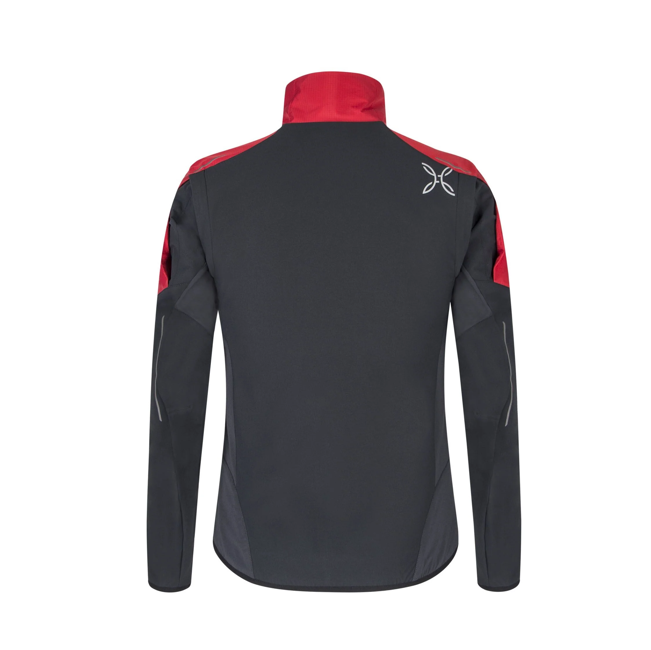 MONTURA GIACCA IMPERMEABILE UOMO CON MANICHE STACCABILI BRAVE 2 JACKET ( NERO / ROSSO ) - Image 2