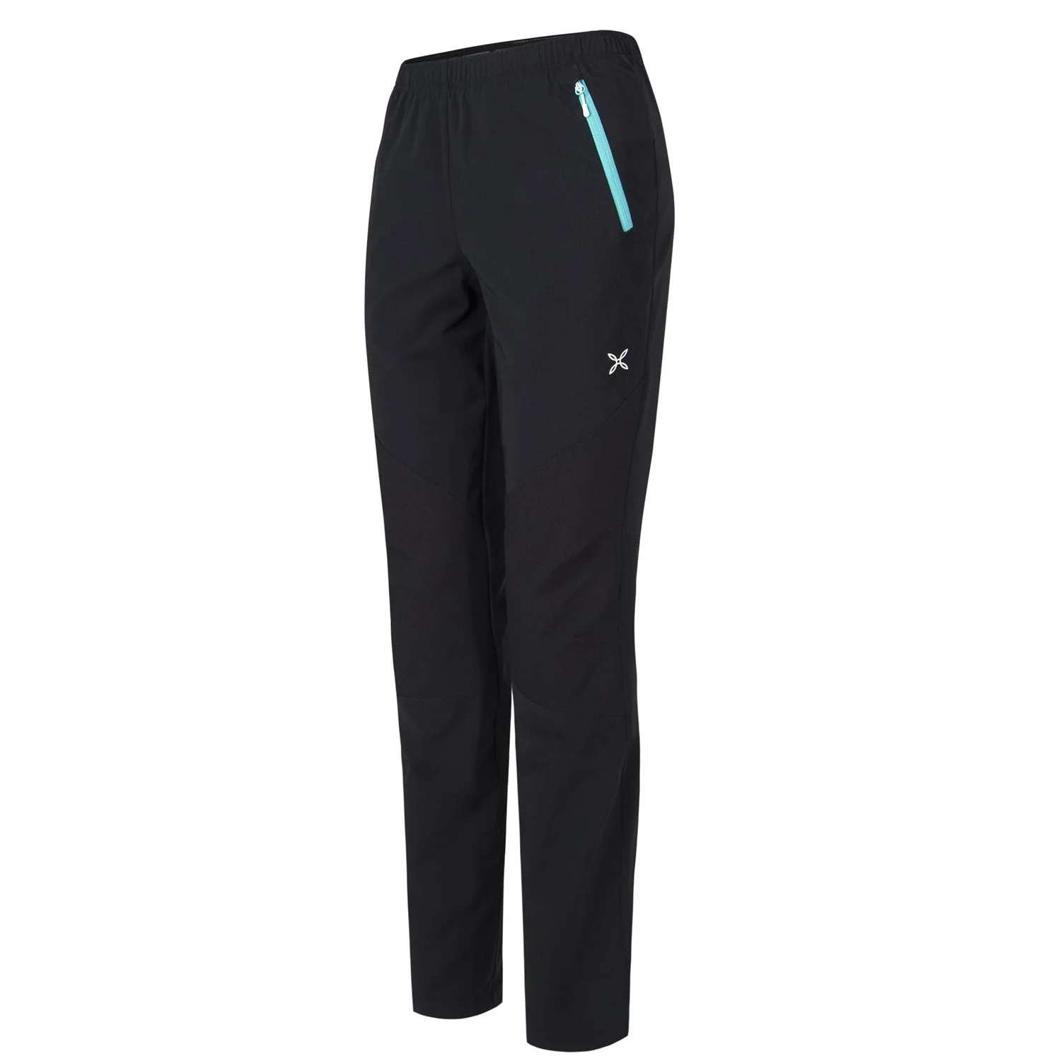 MONTURA DOMINO TREKKING PANTS PANTALONI ESTIVI DONNA CON RINFORZO Colore Nero/Care Blue