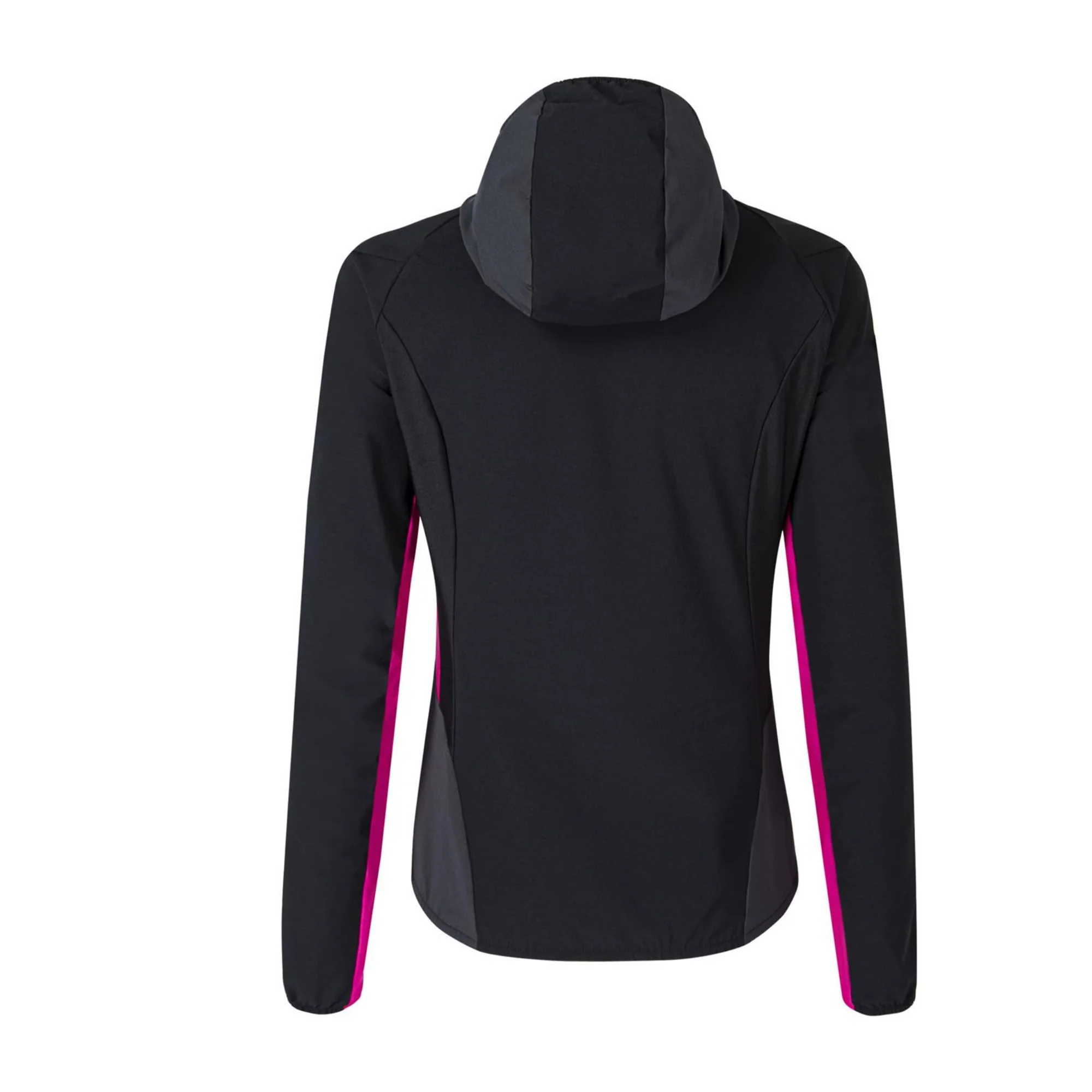 MONTURA FLASH SKY JACKET WOMAN GIACCA ANTIVENTO CON CAPPUCCIO Colore: NERO/INTENSE VIOLET - Image 2