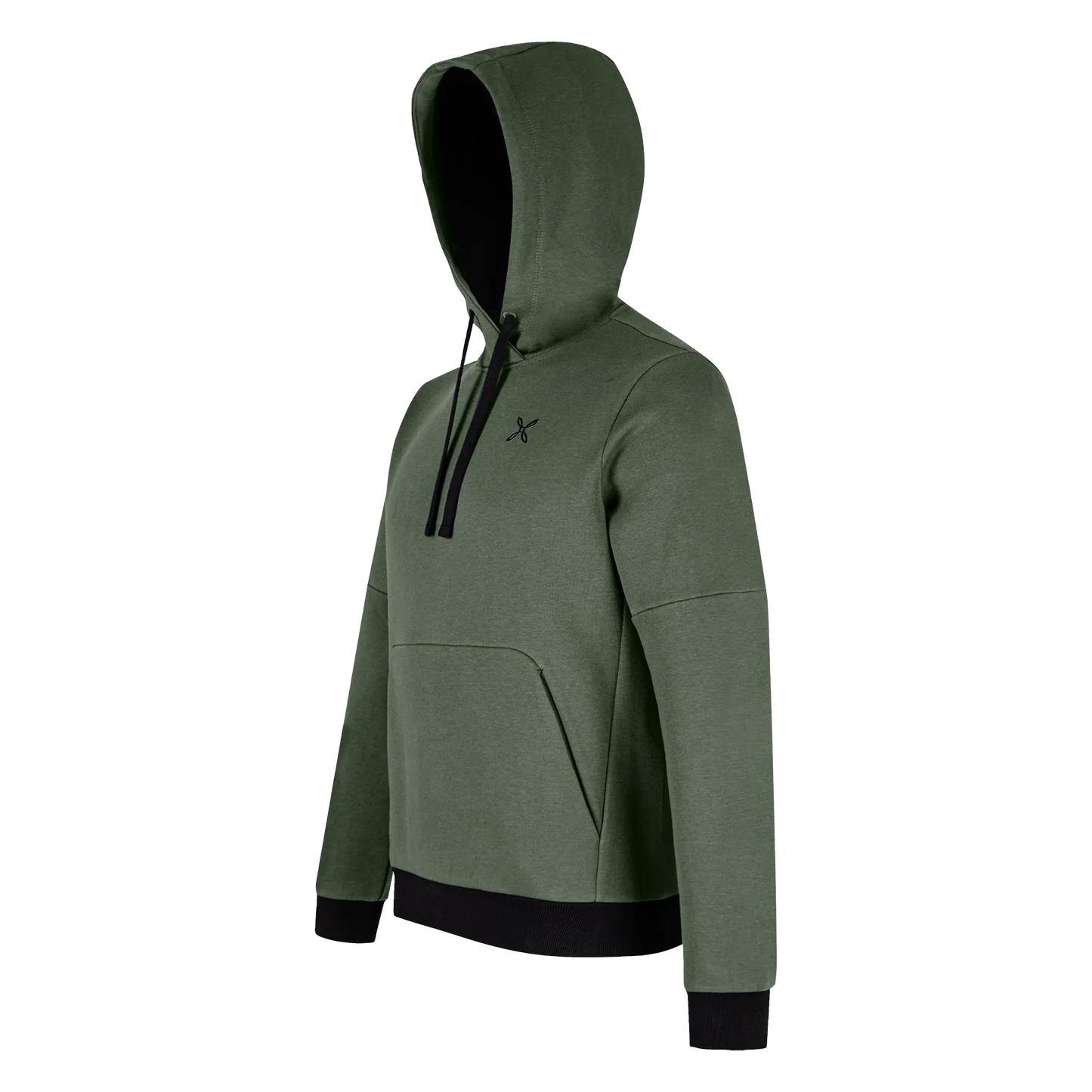 MONTURA LOGO COTTON HOODED SWEATER FELPA UOMO CASUAL IN CALDO COTONE DISPONIBILE IN DUE COLORAZIONI - NUOVI ARRIVI WINTER 24/25 - Image 4