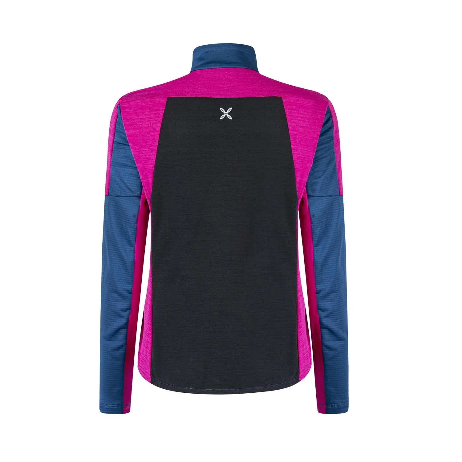 MONTURA ROCK ROSE MAGLIA WOMAN SECONDO STRATO TECNICO TRASPIRANTE - COLORE: DEEP BLUE/INTENSE VIOLET - Image 2