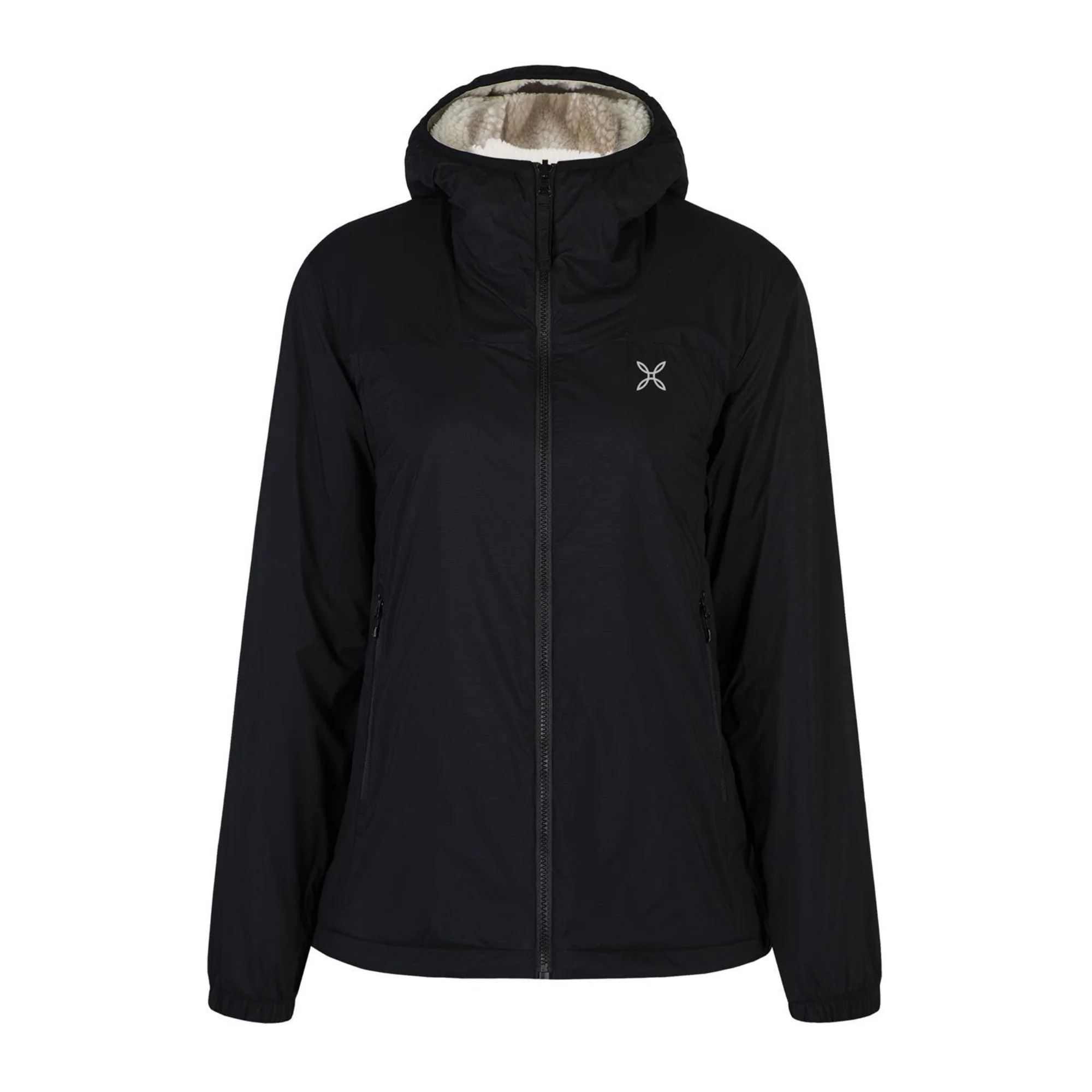MONTURA SHERPA REVERSIBLE JACKET DONNA BLACK/PANNA - NUOVI ARRIVI WINTER 24/25 - Image 2