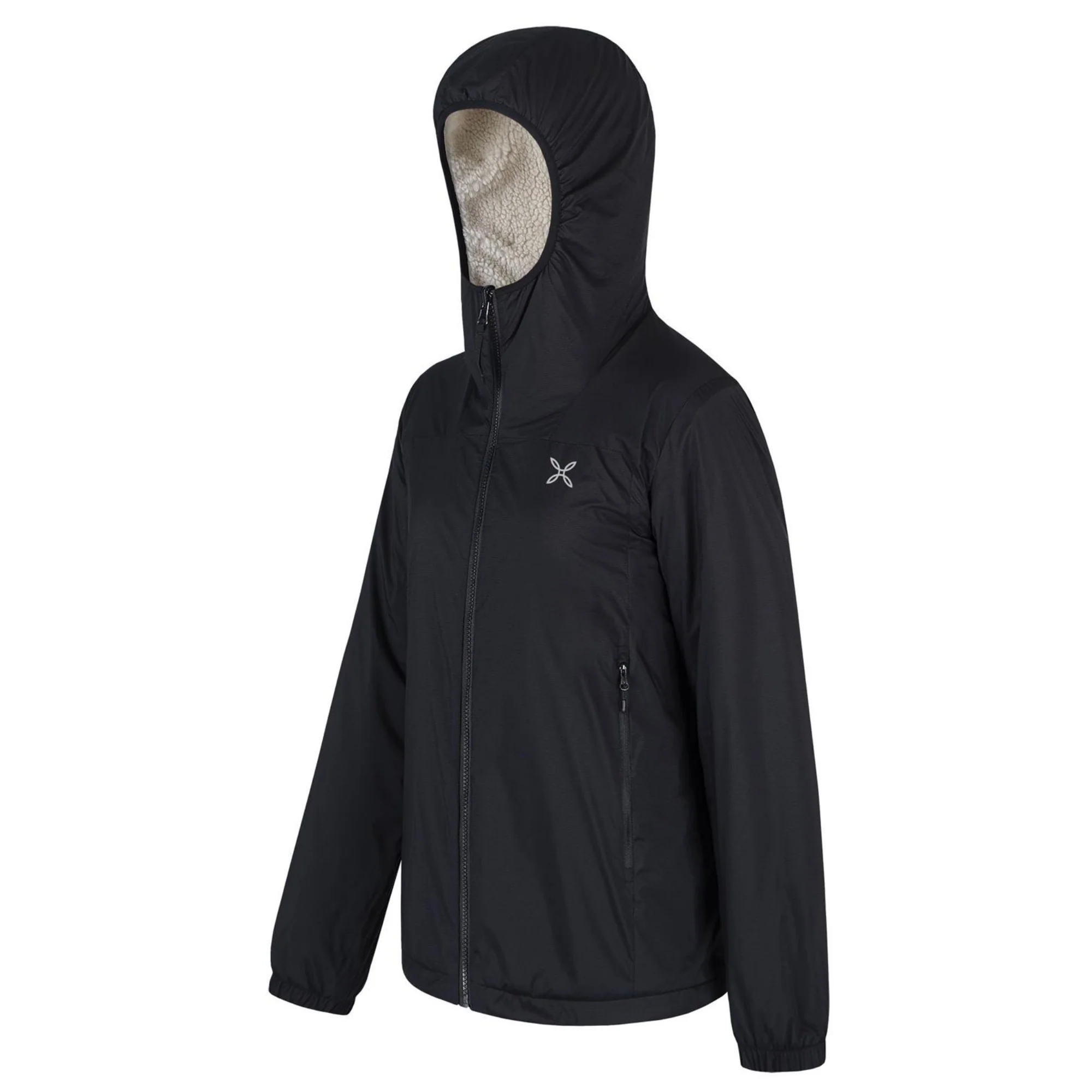 MONTURA SHERPA REVERSIBLE JACKET DONNA BLACK/PANNA - NUOVI ARRIVI WINTER 24/25 - Image 3