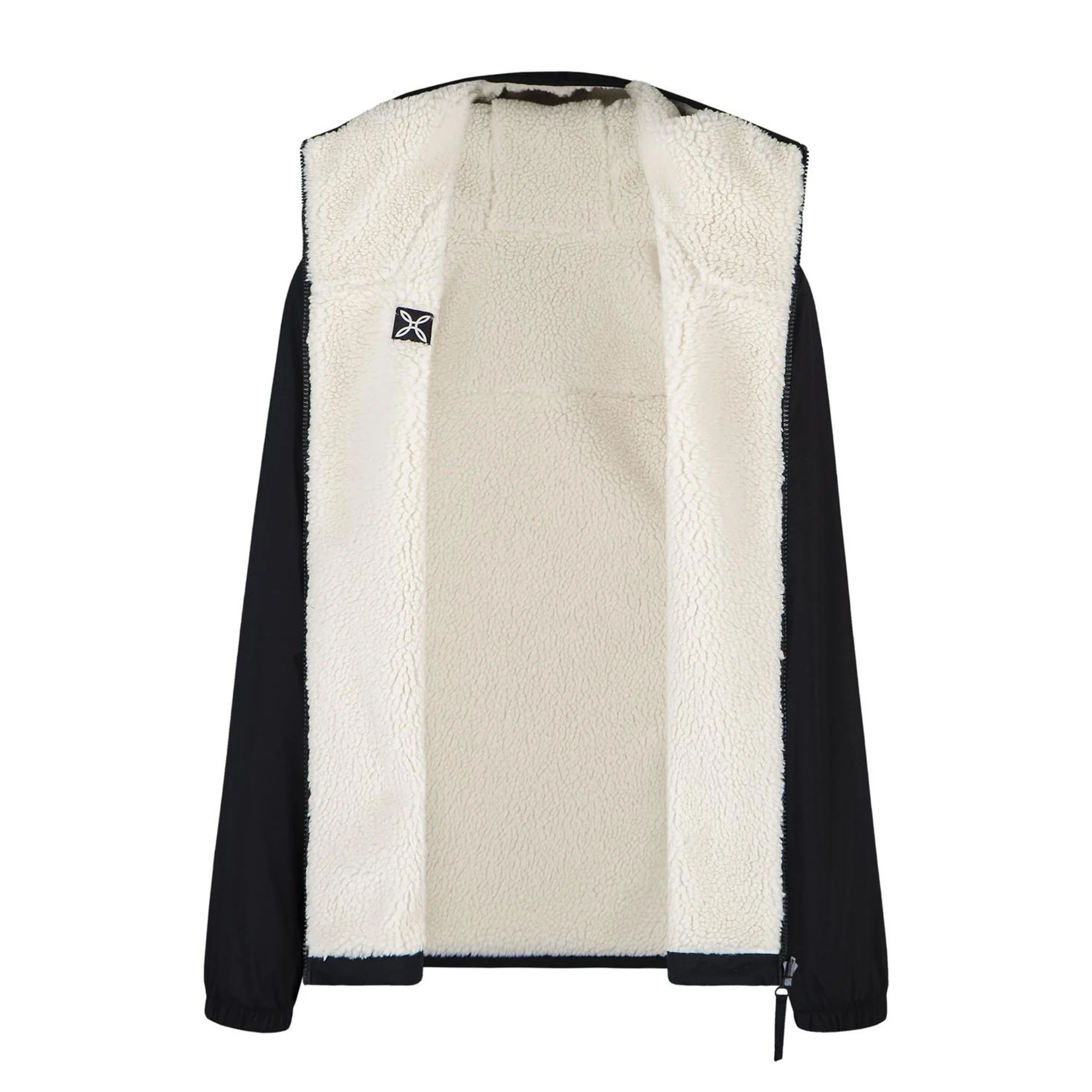 MONTURA SHERPA REVERSIBLE JACKET DONNA BLACK/PANNA - NUOVI ARRIVI WINTER 24/25 - Image 6