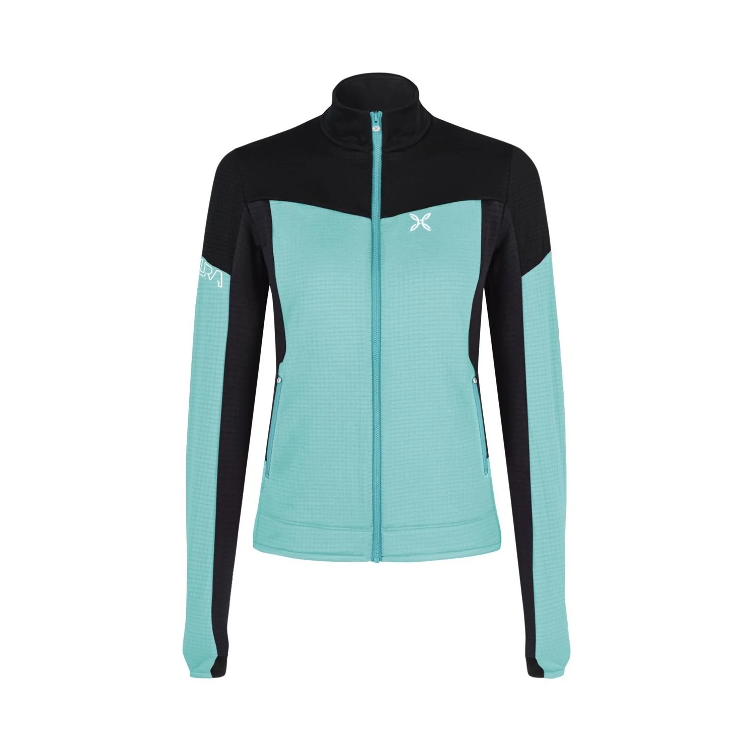 MONTURA STRETCH MIND 2 MAGLIA SECONDO STRATO DA MEZZA STAGIONE TECNICO E TRASPIRANTE - CARE BLUE