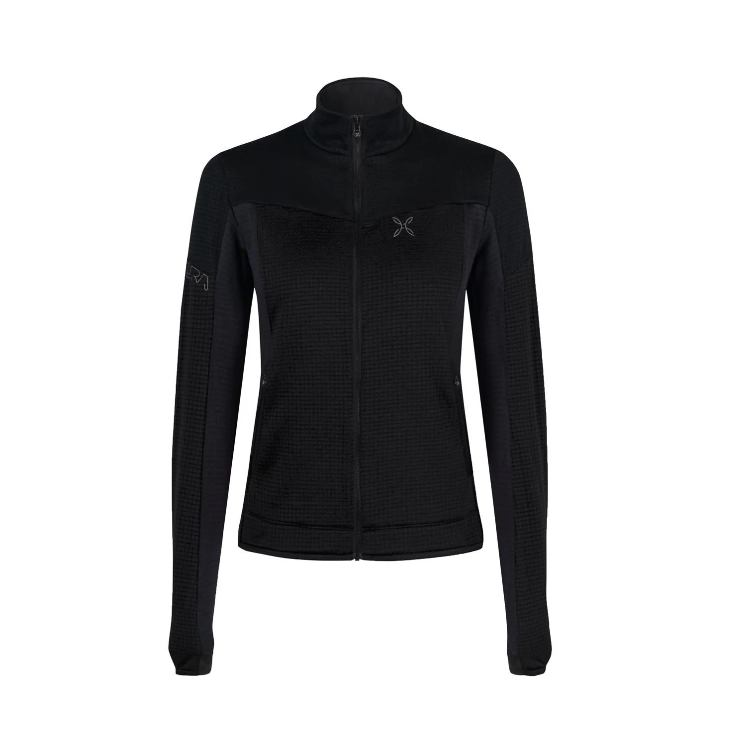 MONTURA STRETCH MIND 2 MAGLIA SECONDO STRATO DA MEZZA STAGIONE TECNICO E TRASPIRANTE - NERO