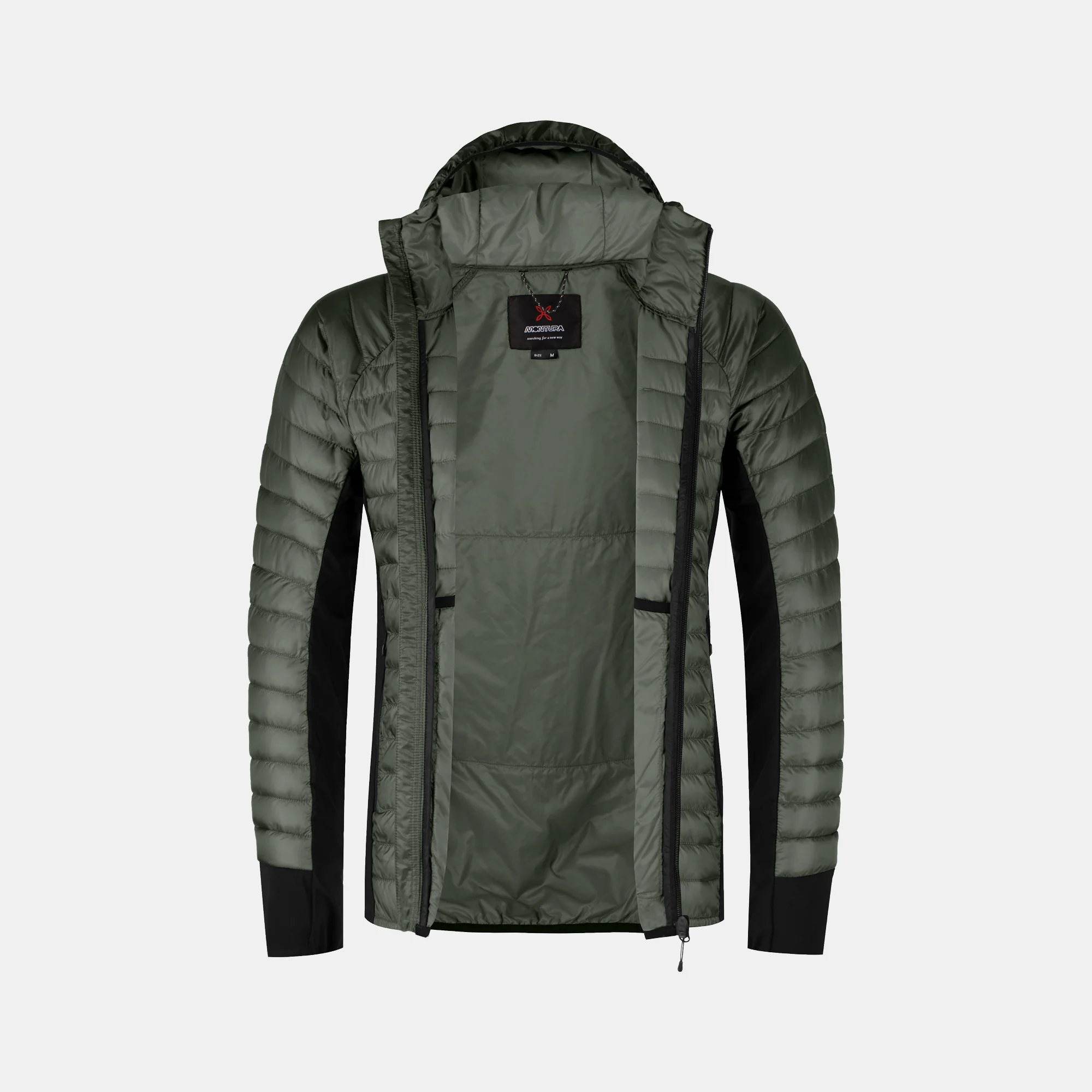 MONTURA WALK HOODED JACKET UOMO GIACCA IBRIDA IMBOTTITA - Image 4