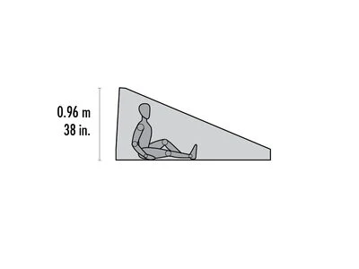 MSR Thru-Hiker Mesh House 1 Tenda da 1 persona compatta e leggera - Image 5