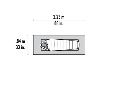 MSR Thru-Hiker Mesh House 1 Tenda da 1 persona compatta e leggera - Image 6