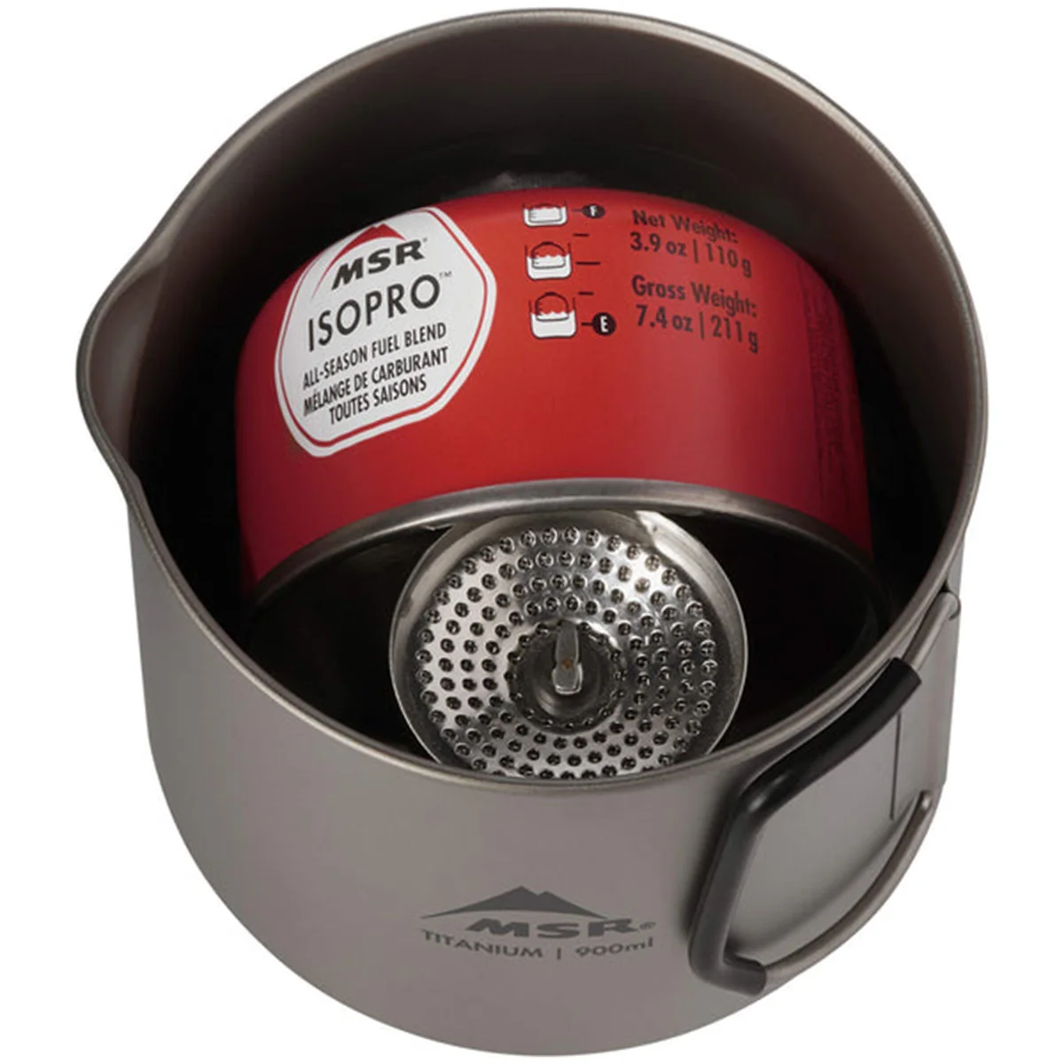 MSR Titan™ Kettle 900ml Pentola ultraleggera e resistente in titanio - Image 3