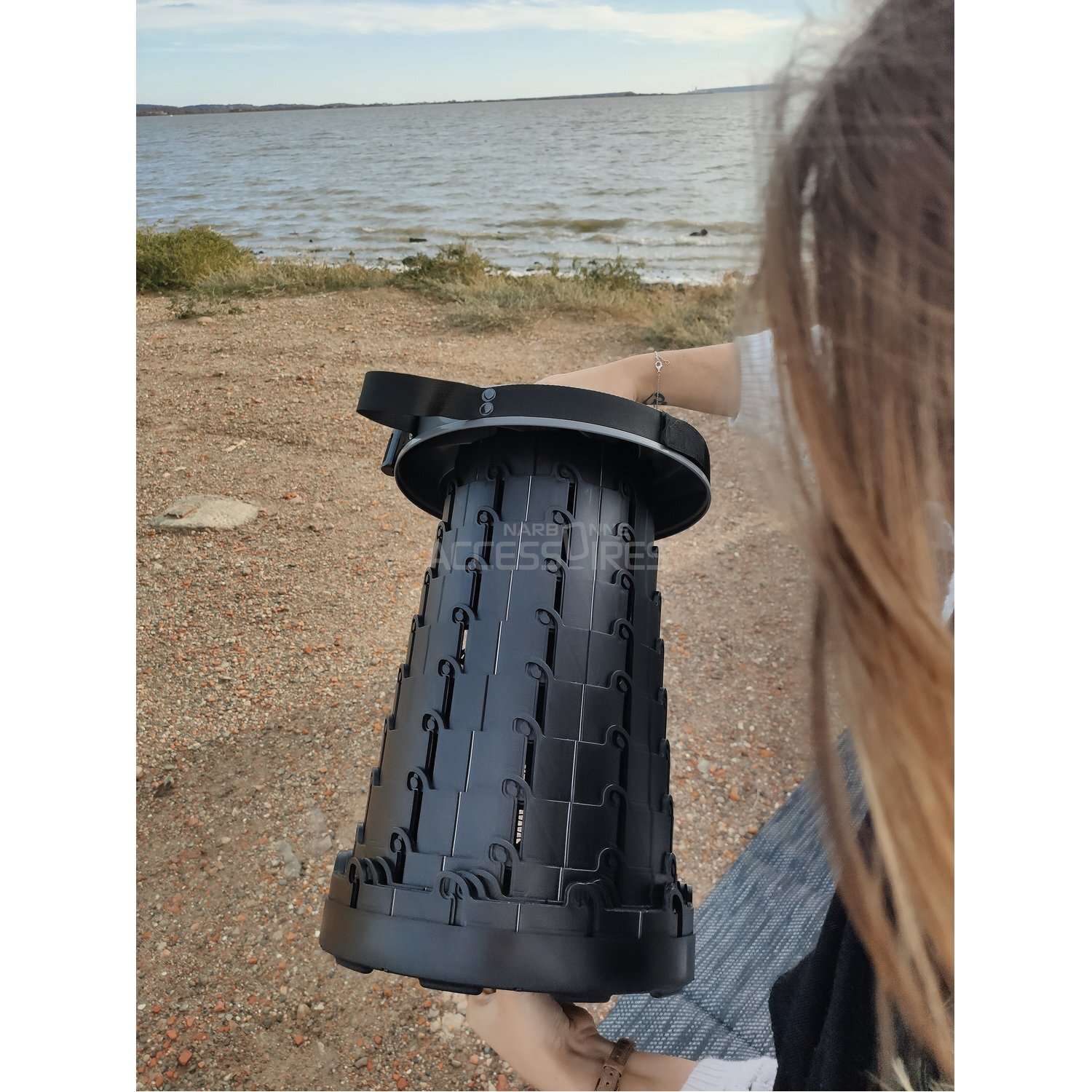 NARBONNE MINIMAX SGABELLO TELESCOPICO 0.95KG PLASTICA COMODO E LEGGERO DA TRASPORTARE - Image 3