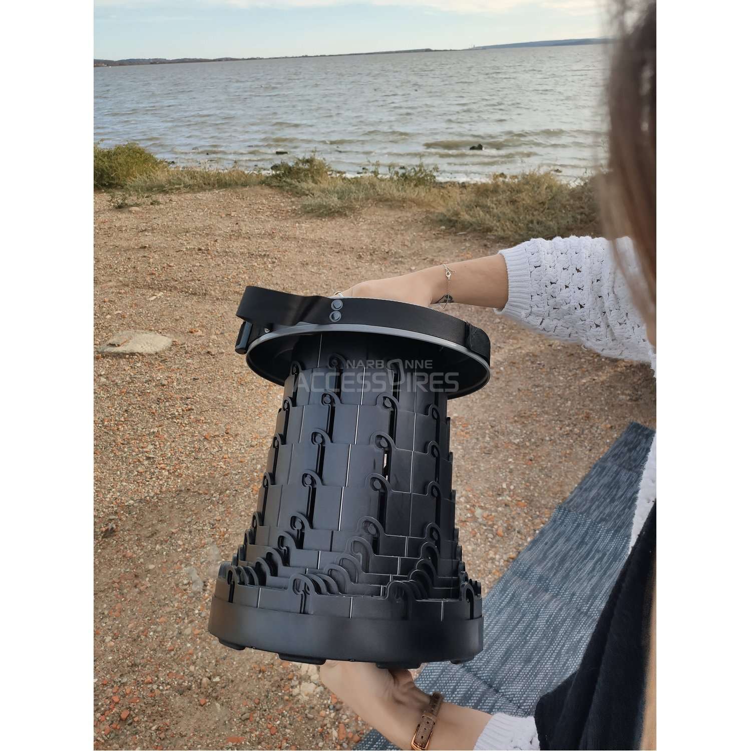 NARBONNE MINIMAX SGABELLO TELESCOPICO 0.95KG PLASTICA COMODO E LEGGERO DA TRASPORTARE - Image 4