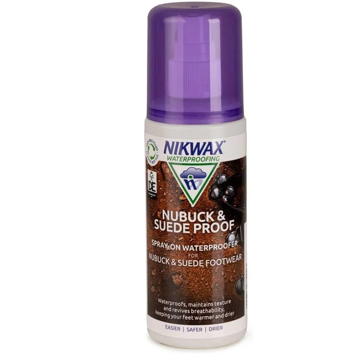 NIKWAX IMPERMEABILIZZANTE PER SCARPE NUBUCK E CAMOSCIO APPLICATORE SPRAY 125ML