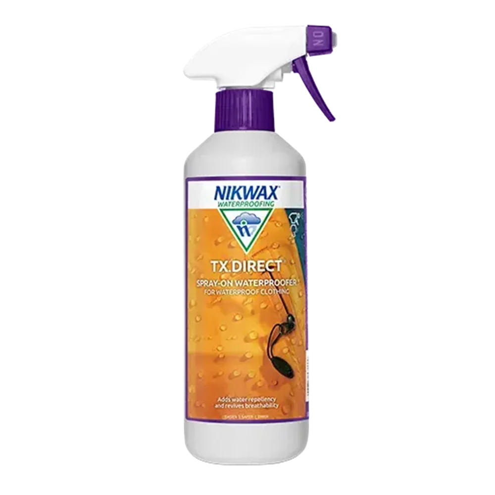 NIKWAX TX. DIRECT SPRAY-ON 300ml IMPERMEABILIZZANTE DA LAVATRICE PER ABBIGLIAMENTO IMPERMEABILE