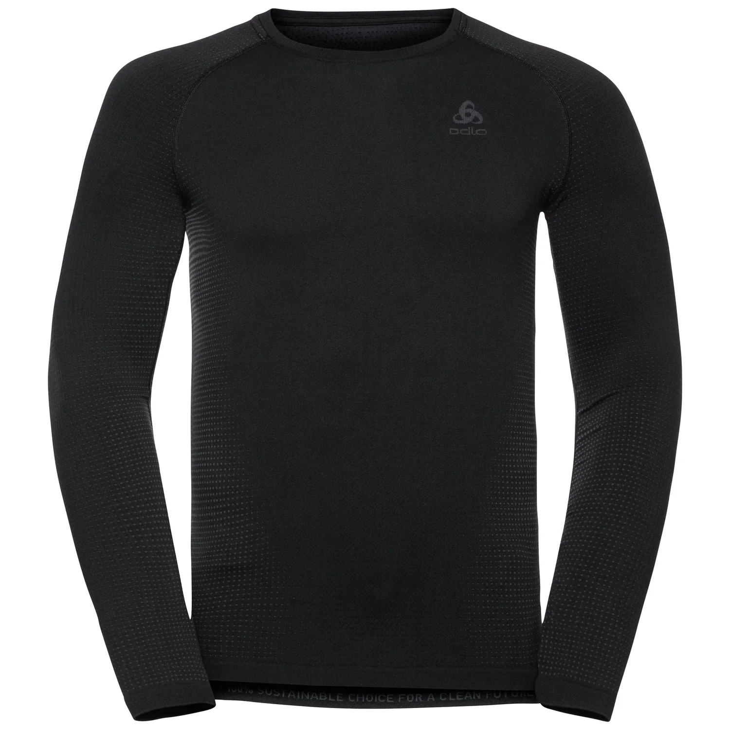 ODLO PERFORMANCE WARM MAGLIA INTIMA MANICA LUNGA UOMO - NERO