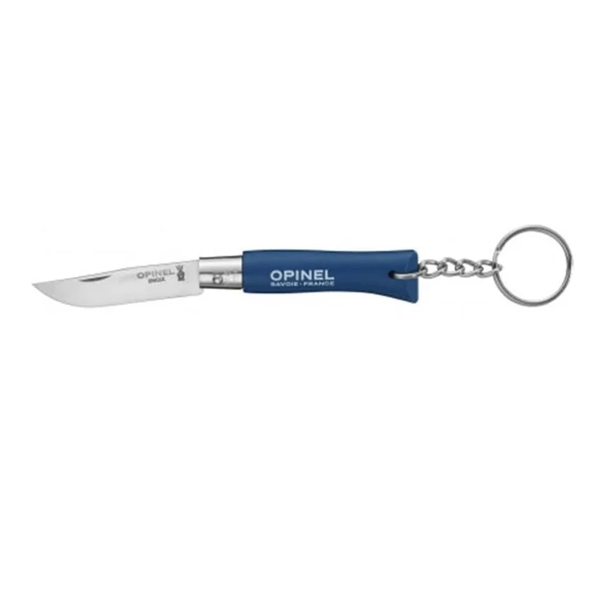OPINEL COLTELLINO N°4 CON LAMA IN ACCIAO INOSSIDABILE 5cm E ANELLO PORTACHIAVI - DISPONIBILE IN 4 COLORI - Image 4