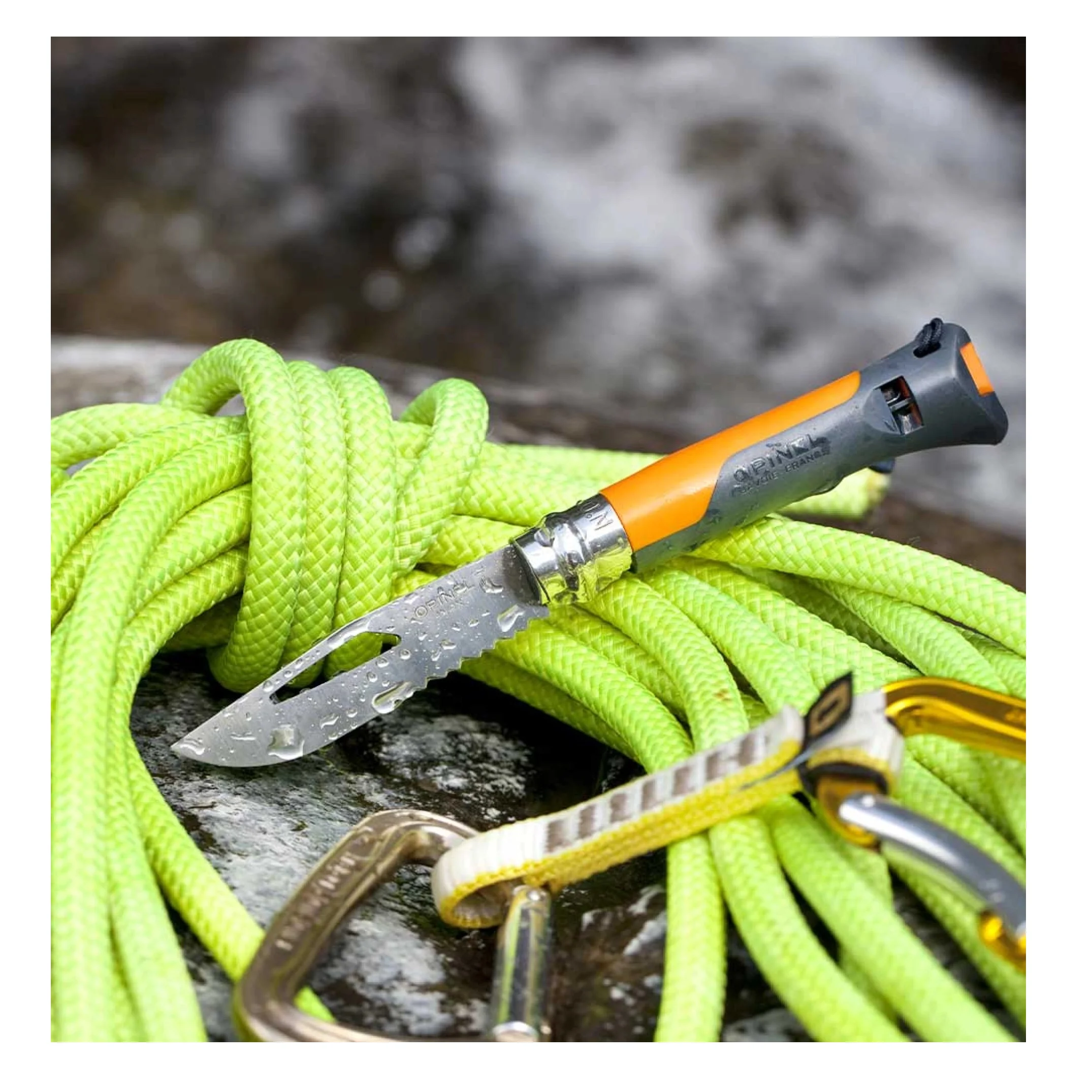 OPINEL N°8 OUTDOOR COLTELLINGO CON LAMA SEGHETTATA IN ACCIAIO INOX - DISPONIBILE IN 2 COLORI - Image 4