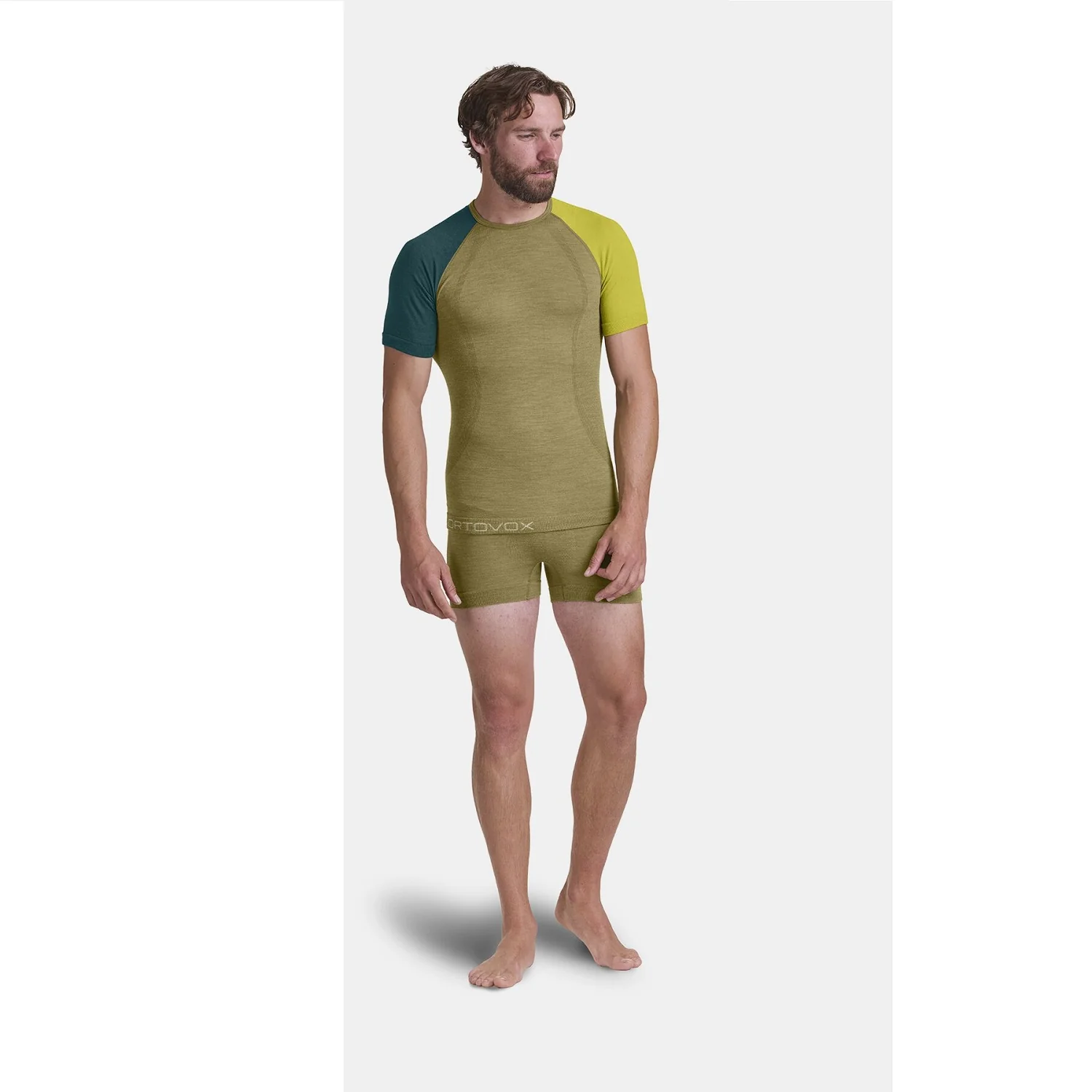 ORTOVOX 120 COMP LIGHT BOXER UOMO IN LANA MERINO LEGGERI, TECNICI E TRASPIRANTI, STUDIATI PER LE ATTIVITÀ PIÙ INTENSE - COLORE: BLACK RAVEN - Image 2