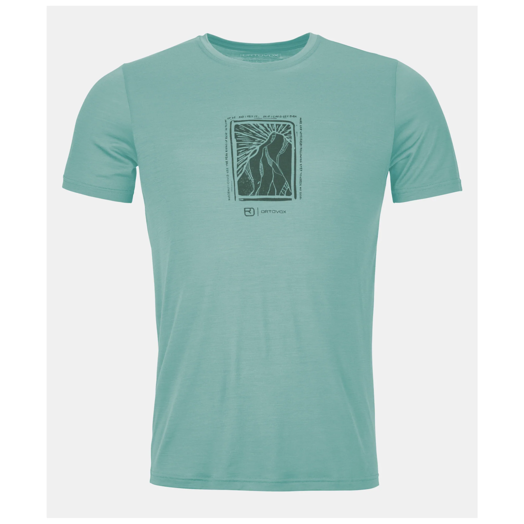 ORTOVOX 120 COOL TEC MTN CUT T-SHIRT UOMO LEGGERA IN LANA MERINO - DISPONIBILE IN 2 COLORI