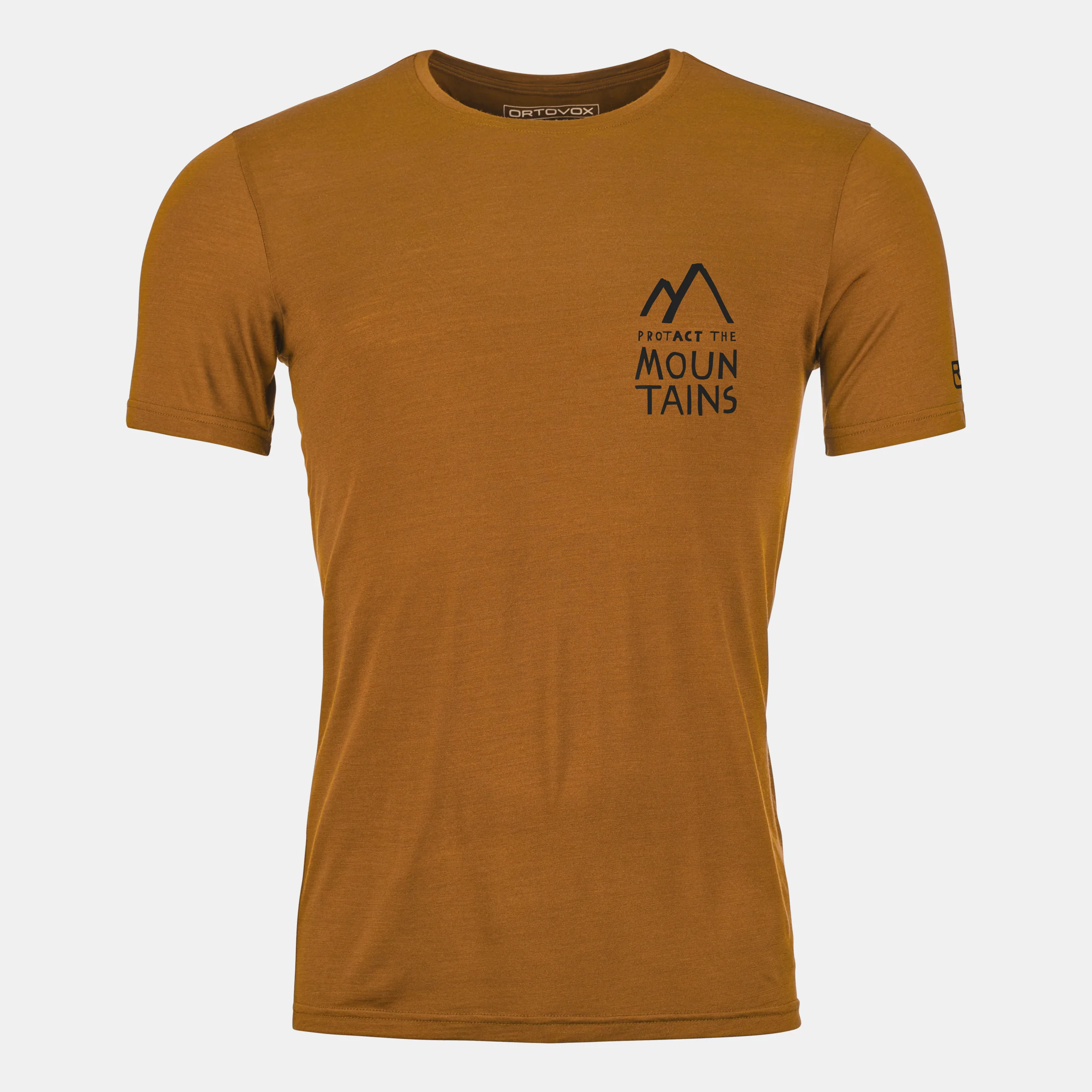 ORTOVOX 120 COOL TEC MTN DUO TS T-SHIRT TECNICA IN LANA MERINO TRASPIRANTE - COLORE: SLY FOX