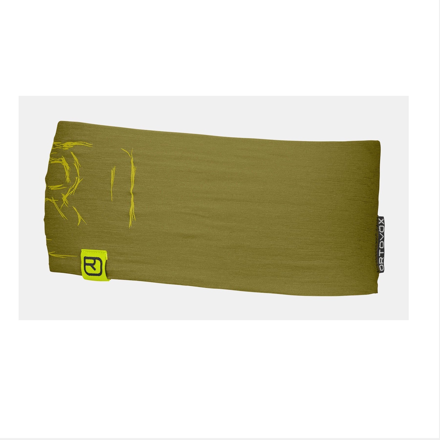 ORTOVOX 120 TEC LOGO HEADBAND FASCIA DA TESTA IN LANA MERINO DISPONIBILE IN DUE COLORAZIONI