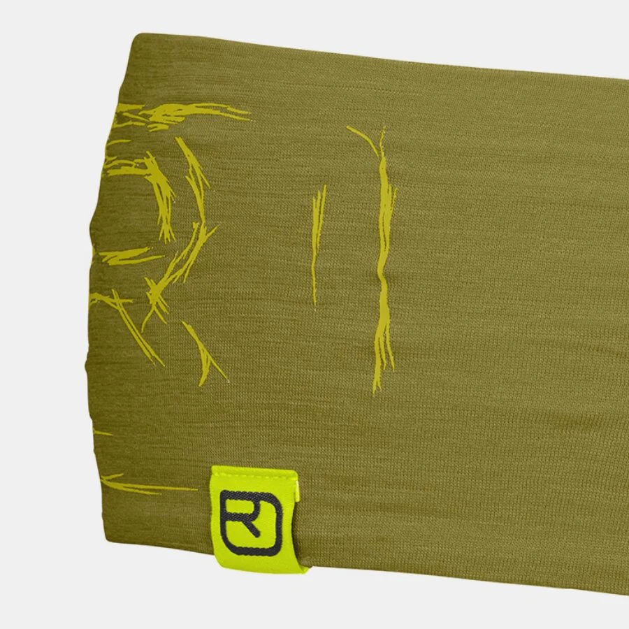 ORTOVOX 120 TEC LOGO HEADBAND FASCIA DA TESTA IN LANA MERINO DISPONIBILE IN DUE COLORAZIONI - Image 3