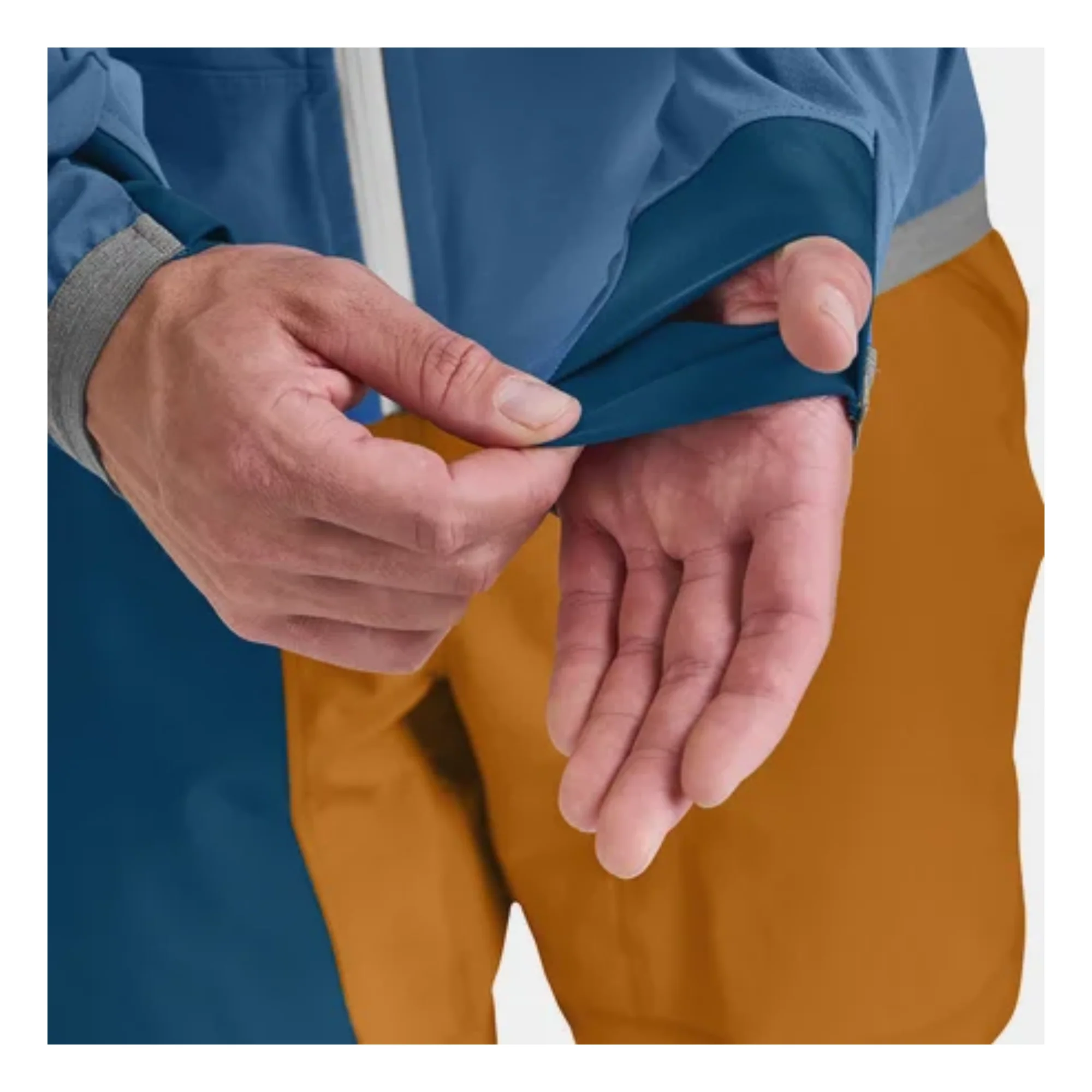 ORTOVOX BERRINO JKT GIACCA SOFTSHELL LEGGERA CON RIVESTIMENTO INTERNO IN MERINO Colore mountain blue - Image 4