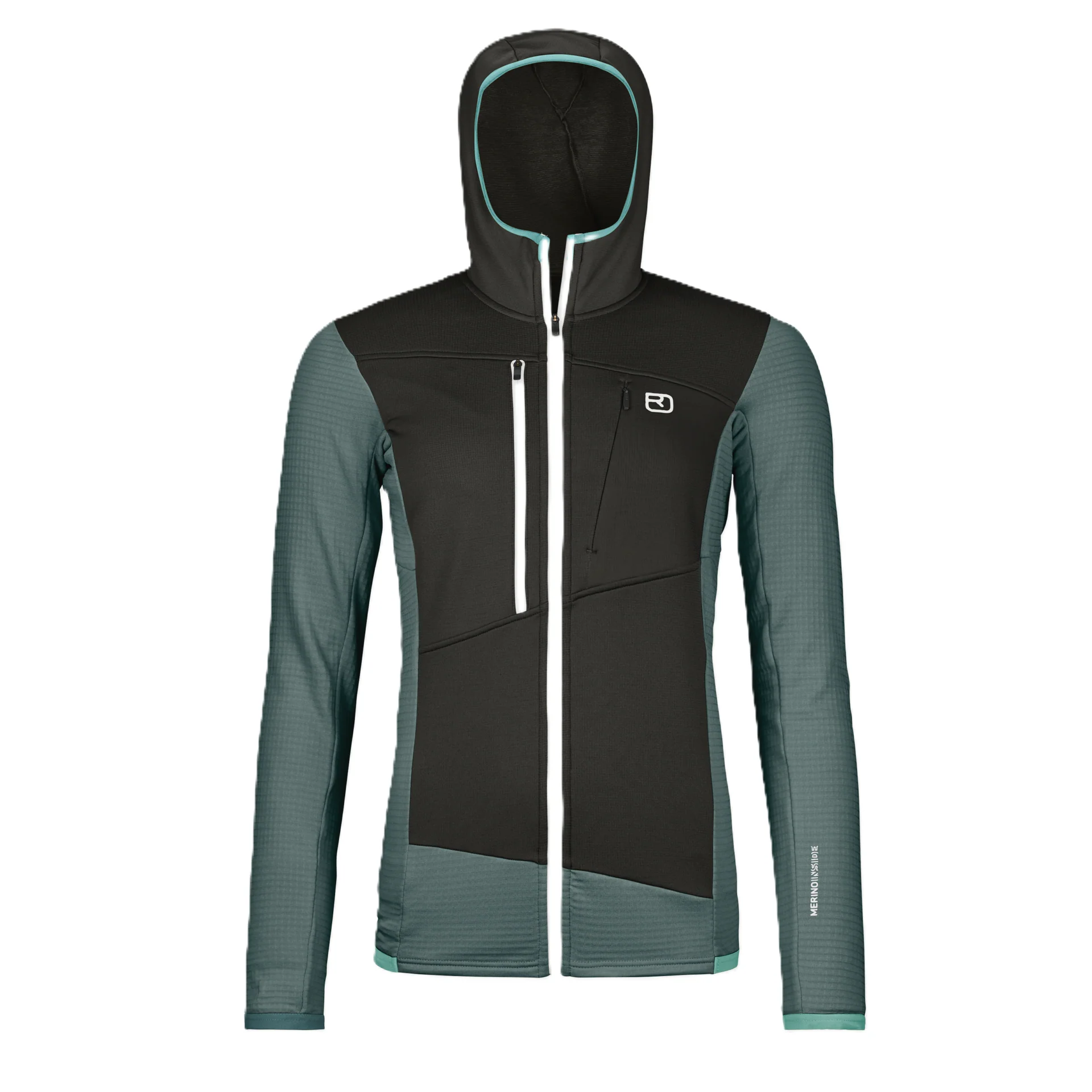 ORTOVOX FLEECE GRID HOODY DONNA - DISPONIBILE IN 2 COLORI - Image 2